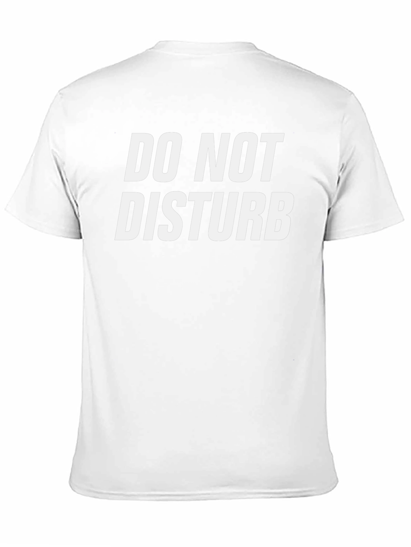 Do Not Disturb Graphic Tee - Black Cotton T-Shirt