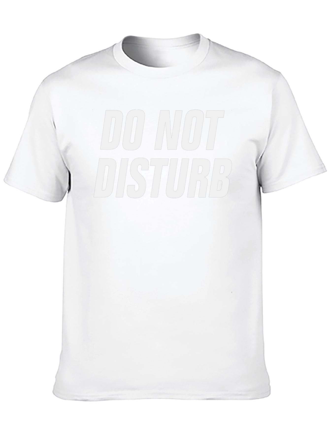 Do Not Disturb Graphic Tee - Black Cotton T-Shirt