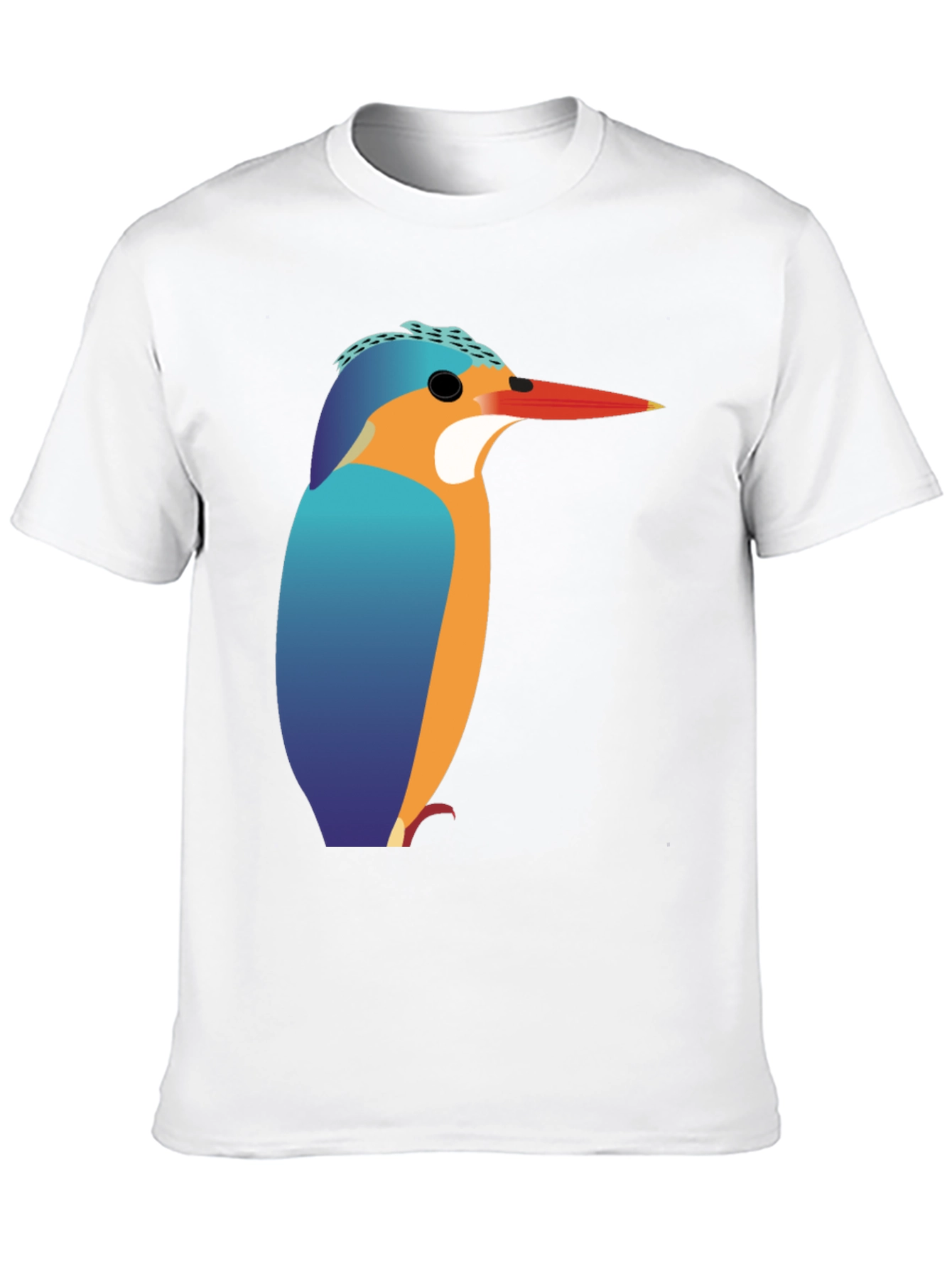 Kingfisher Bird Graphic Tee - Unique Design