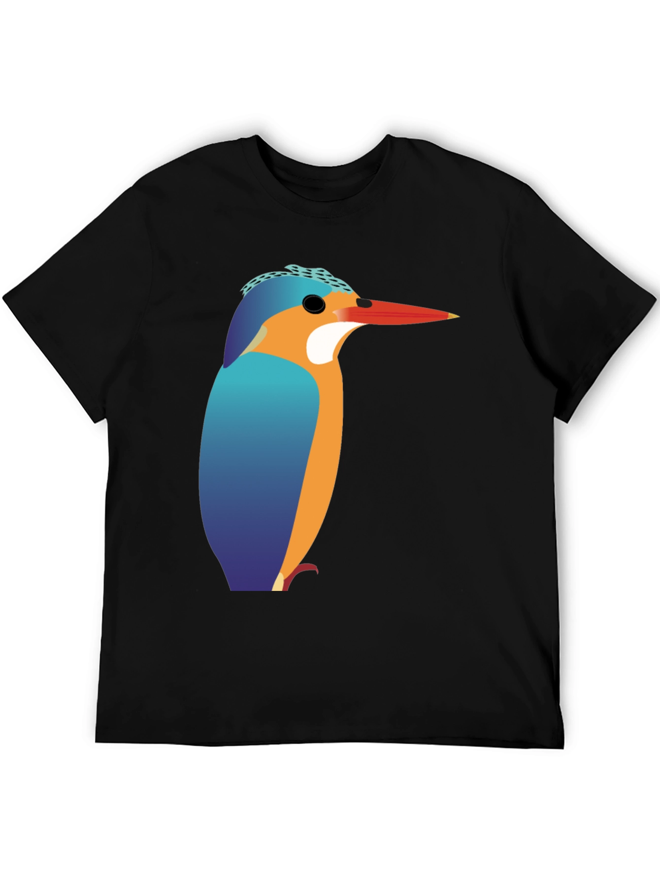 Kingfisher Bird Graphic Tee - Unique Design