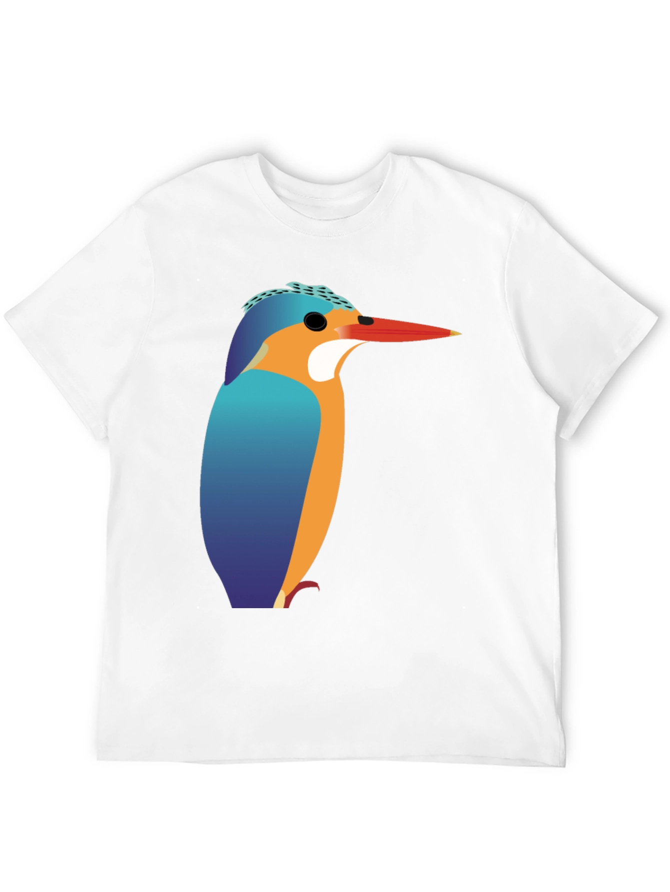 Kingfisher Bird Graphic Tee - Unique Design