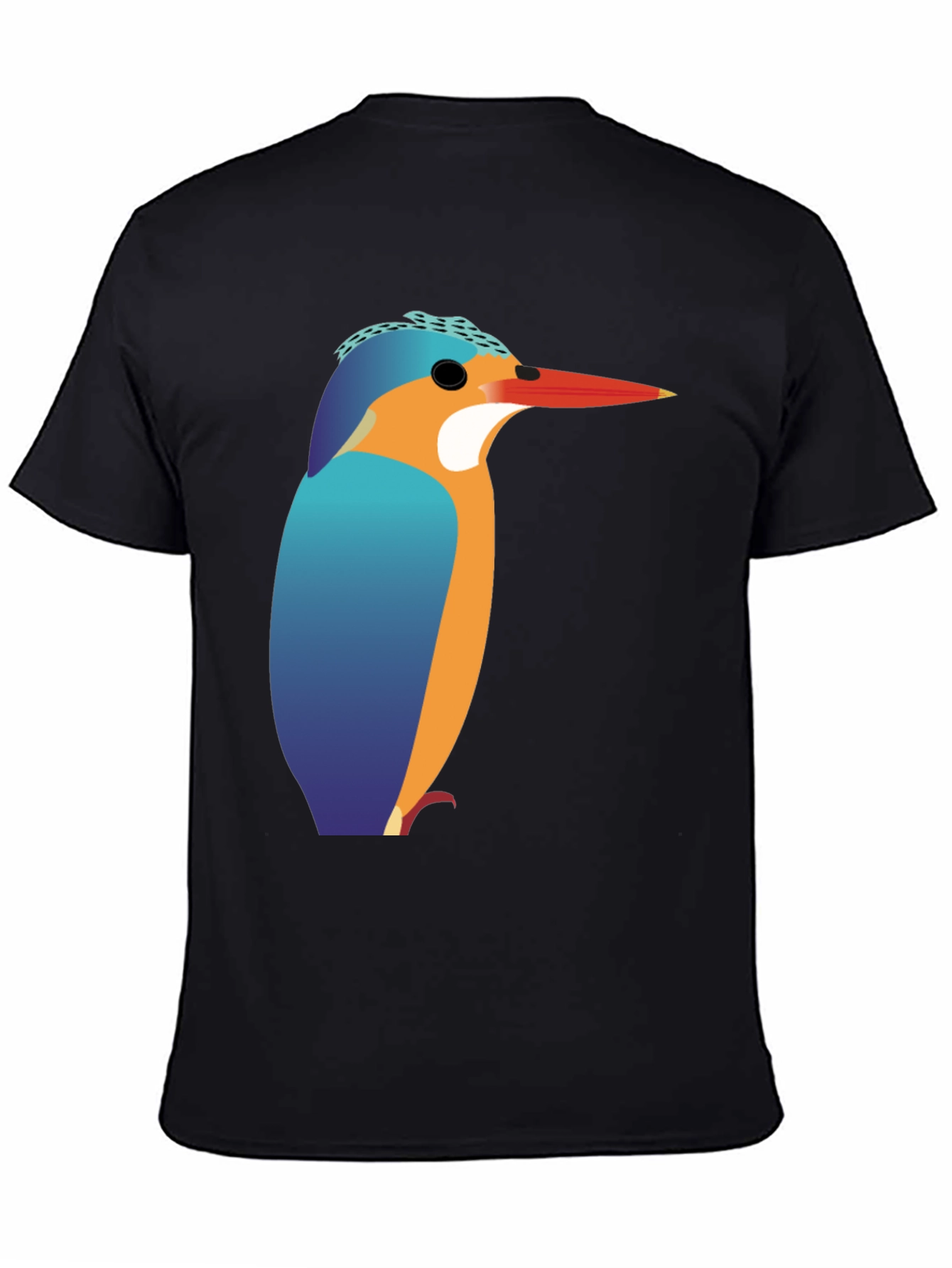 Kingfisher Bird Graphic Tee - Unique Design