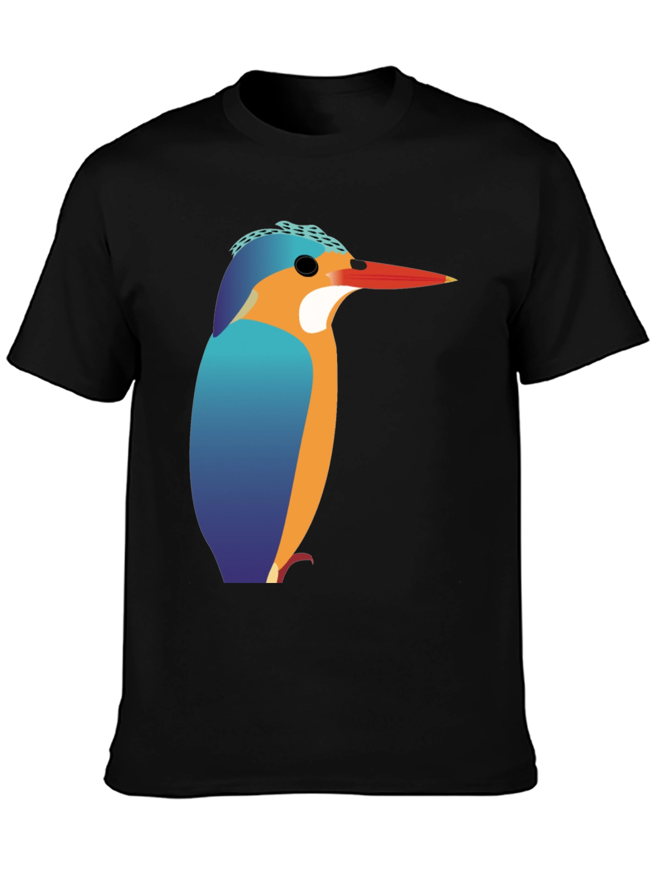 Kingfisher Bird Graphic Tee - Unique Design
