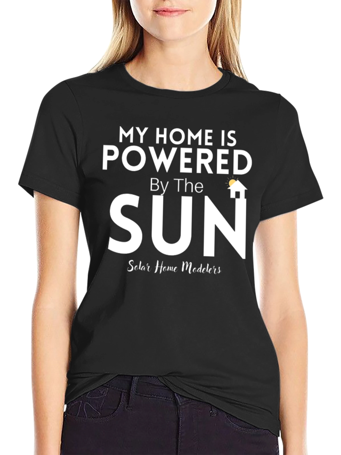 Solar Powered Home T-Shirt - Eco-Friendly Apparel
