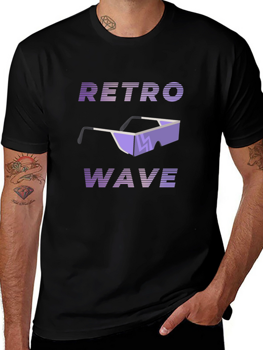 Retro Wave Graphic Tee - Synthwave Style T-Shirt