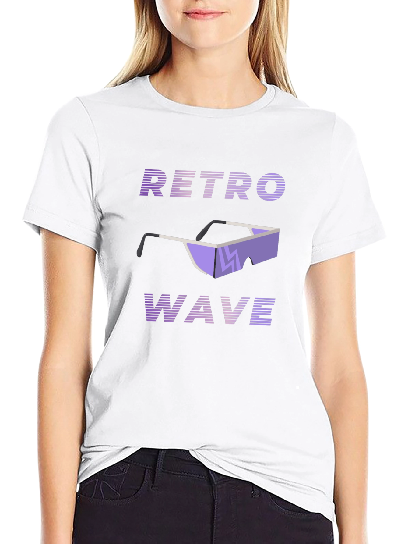 Retro Wave Graphic Tee - Synthwave Style T-Shirt