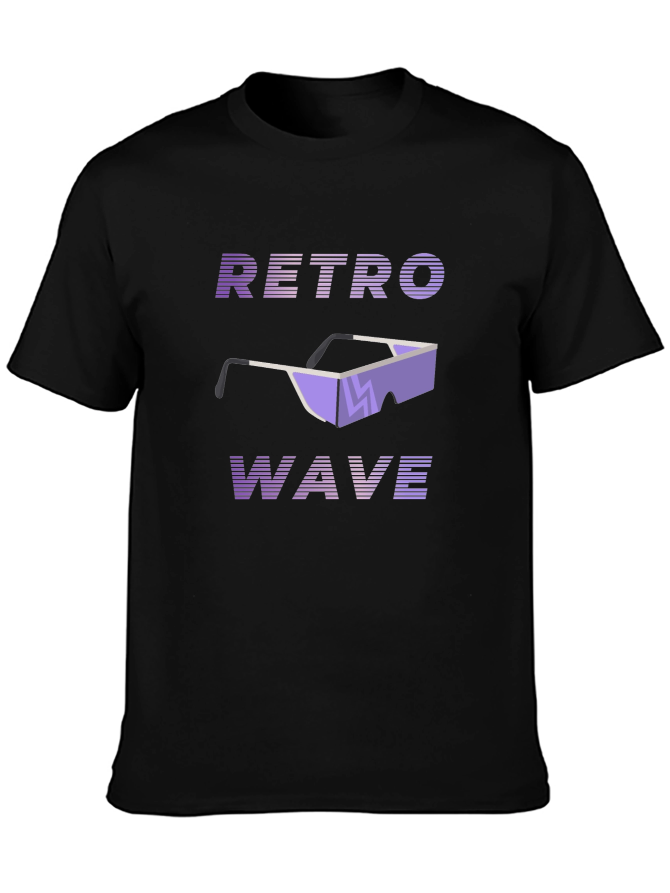 Retro Wave Graphic Tee - Synthwave Style T-Shirt