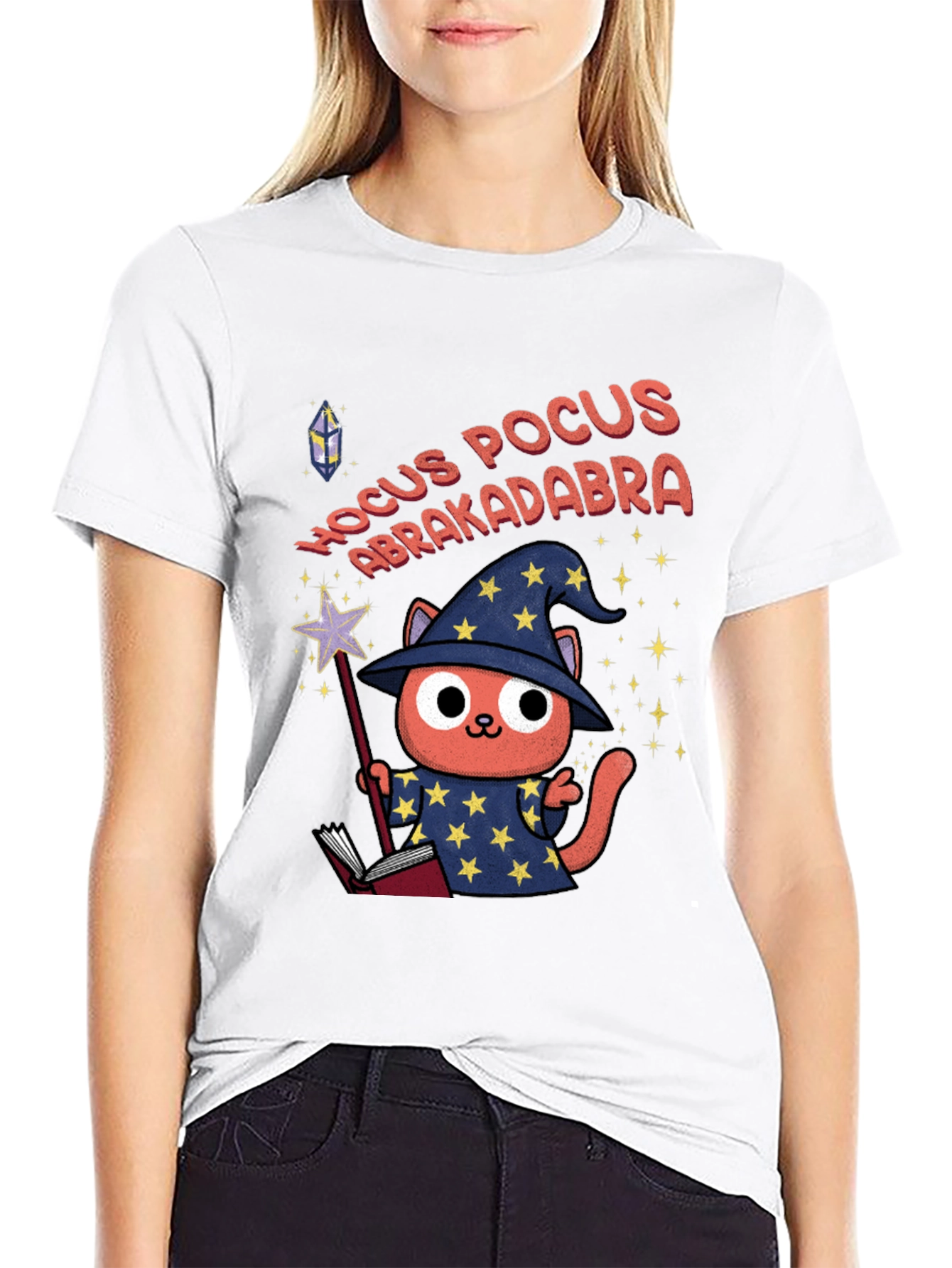 Wizard Cat Hocus Pocus T-Shirt