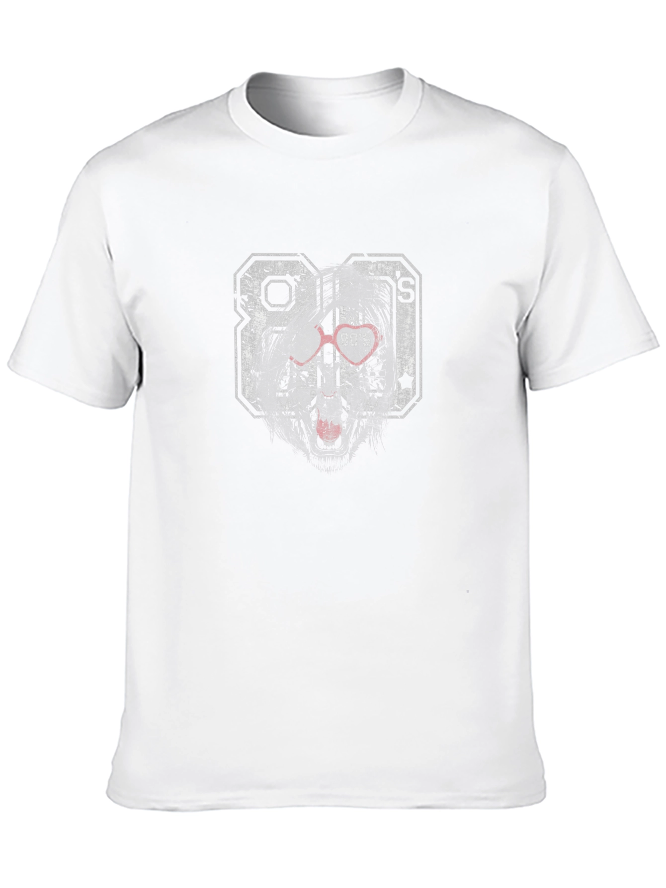 Retro 80s Graphic T-Shirt - Black