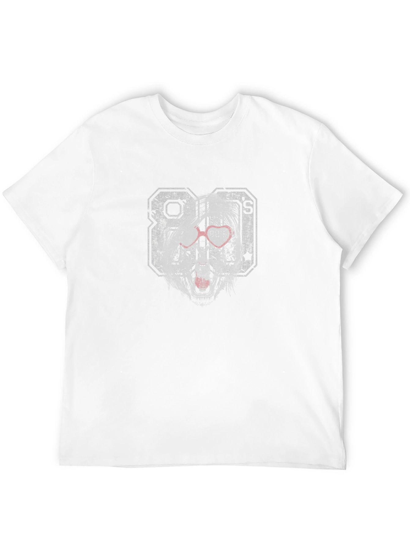 Retro 80s Graphic T-Shirt - Black