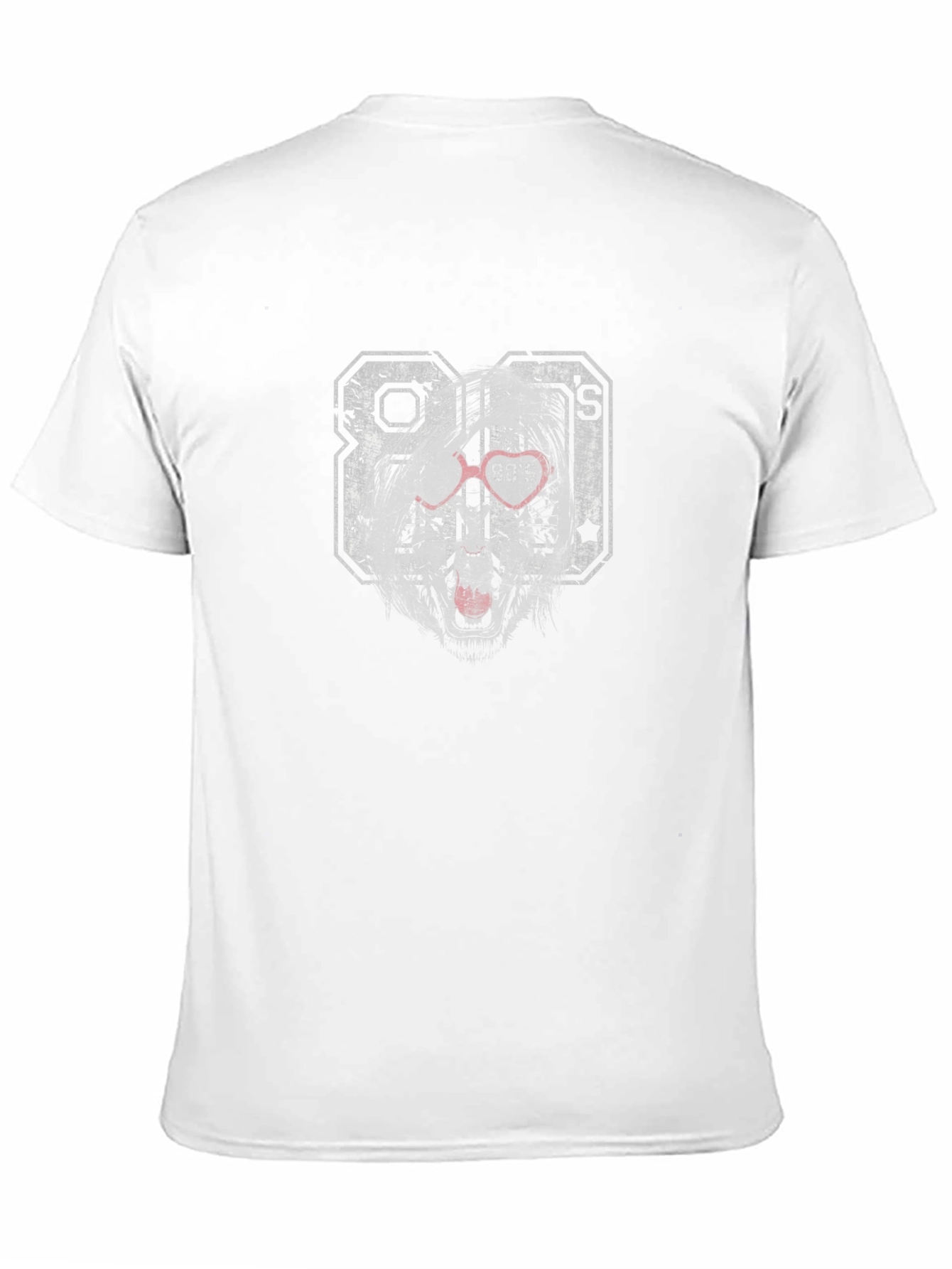 Retro 80s Graphic T-Shirt - Black