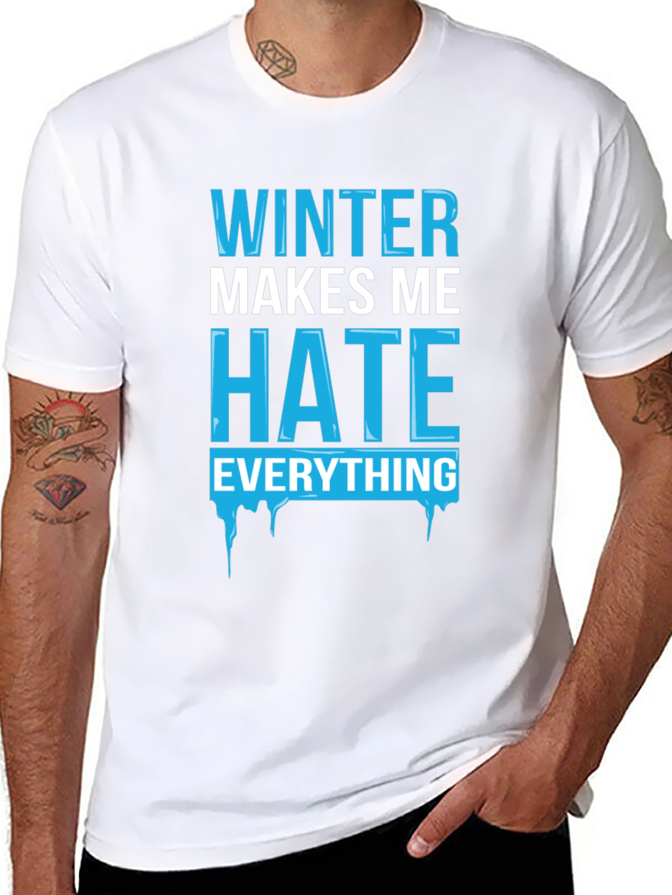Winter Makes Me Hate Everything T-Shirt