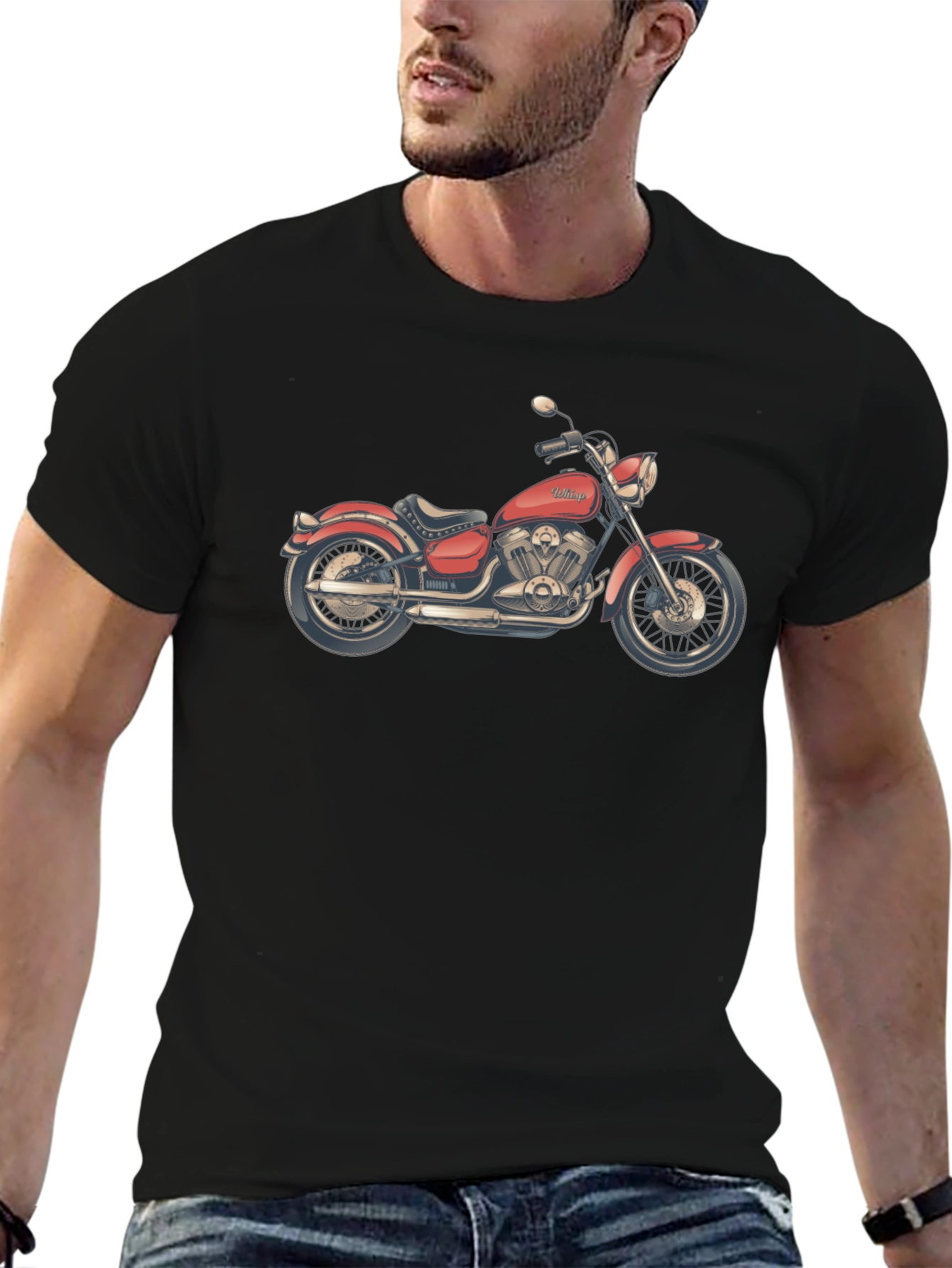 Cool Motorcycle Graphic T-Shirt