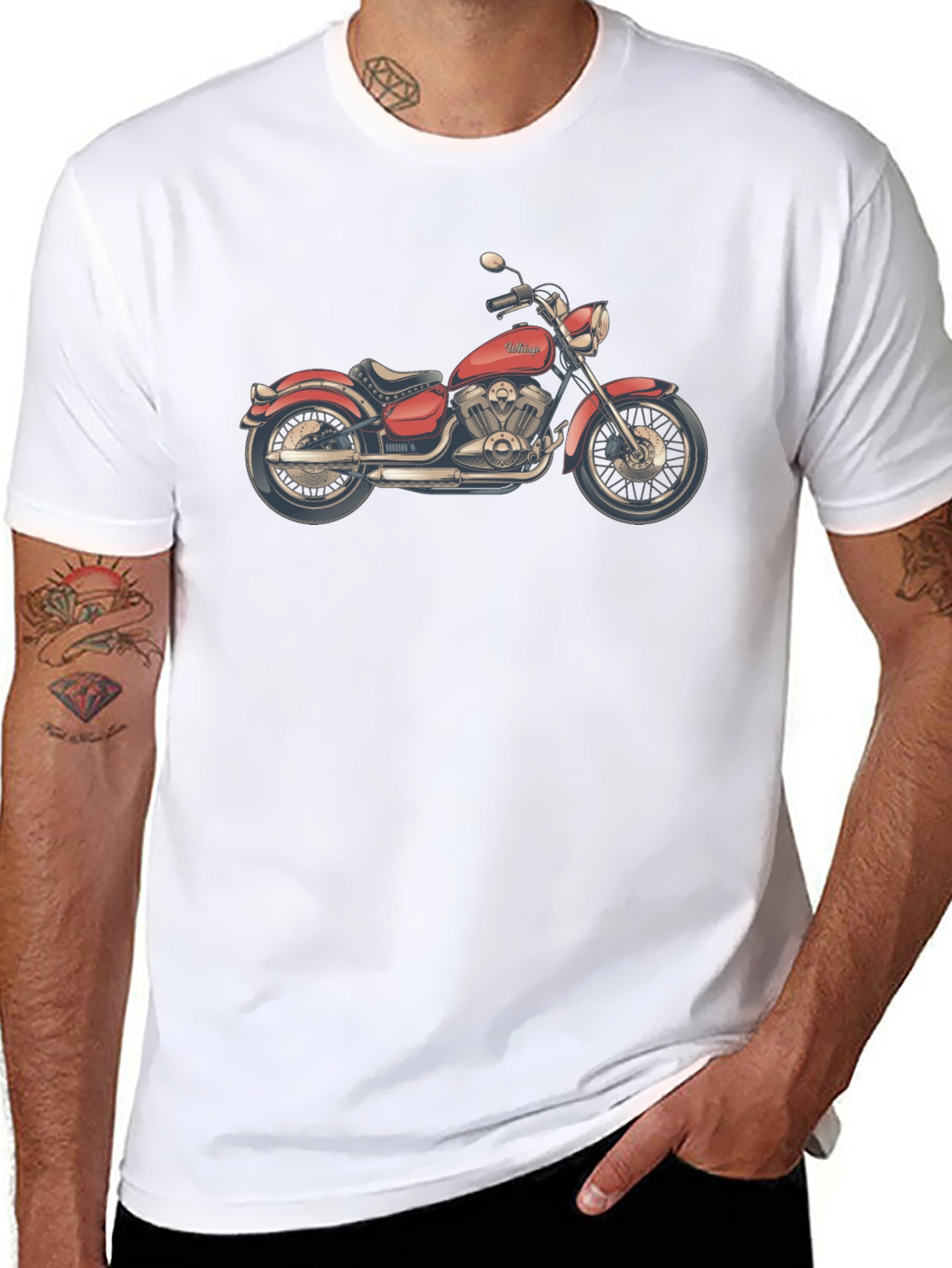 Cool Motorcycle Graphic T-Shirt