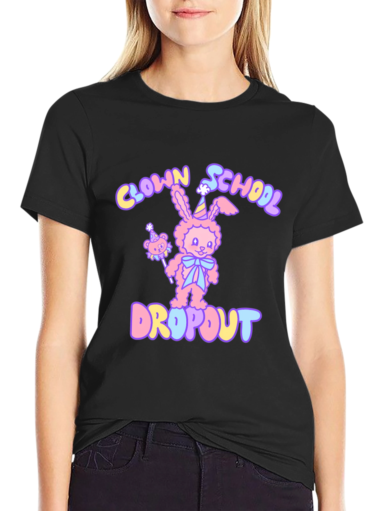 Clown School Dropout Graphic T-Shirt