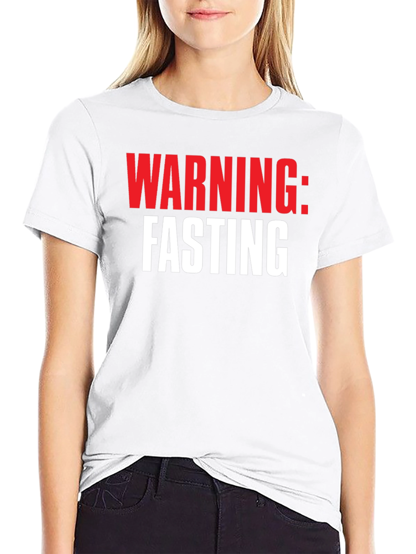 Warning: Fasting Graphic Tee - Bold Statement Shirt