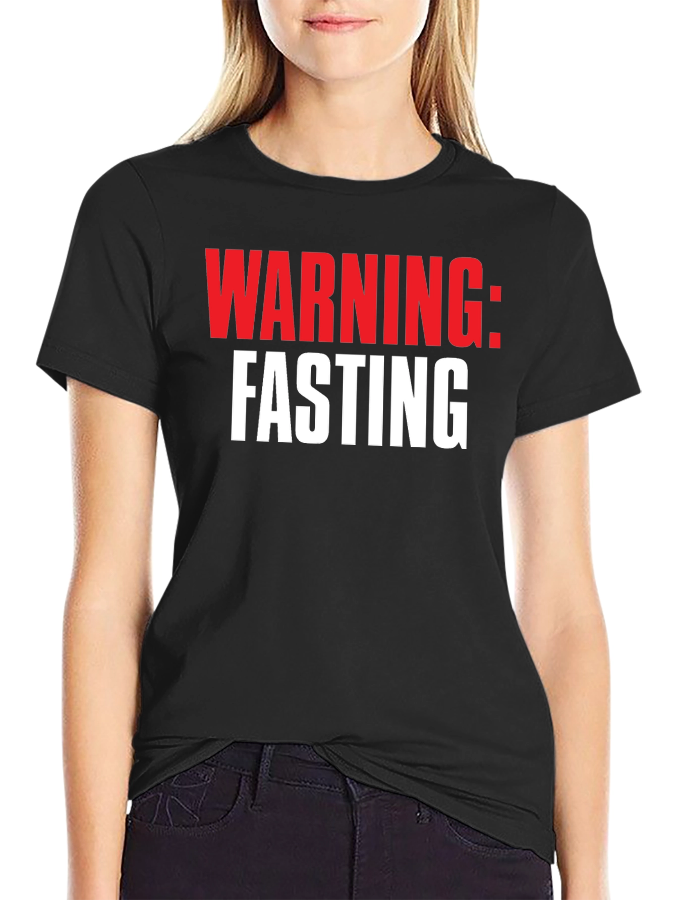 Warning: Fasting Graphic Tee - Bold Statement Shirt