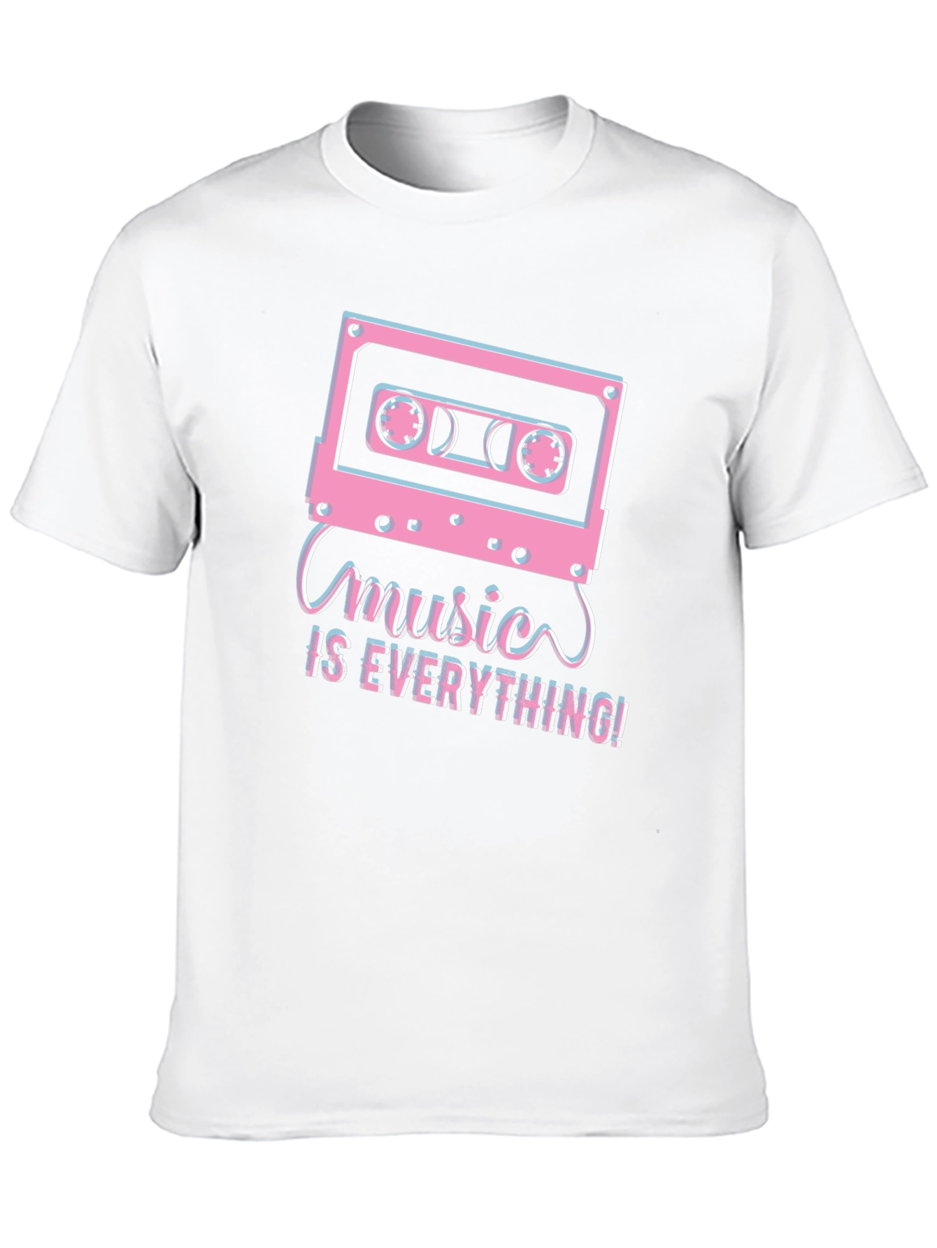 Music is Everything Retro Cassette T-Shirt