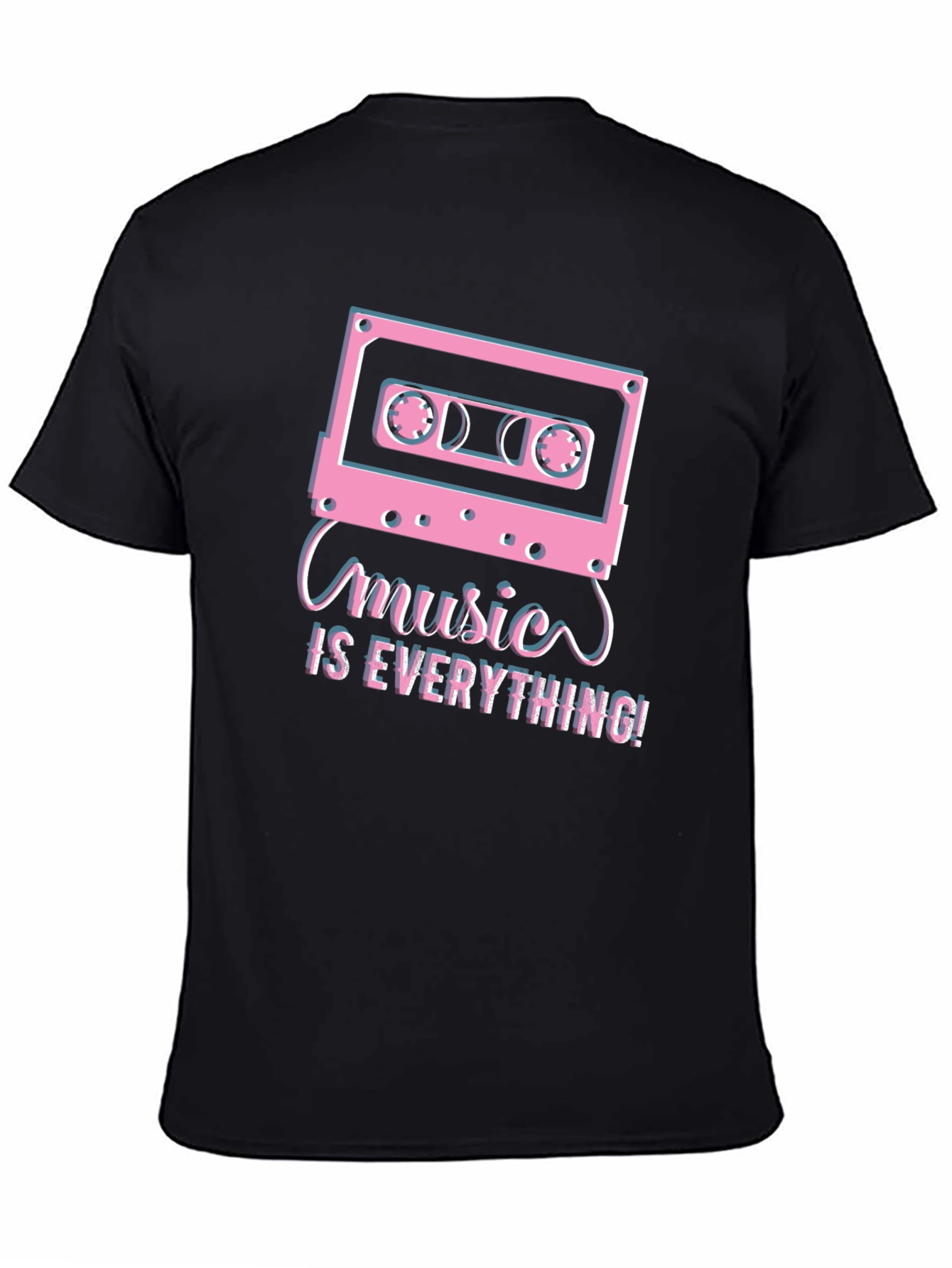 Music is Everything Retro Cassette T-Shirt