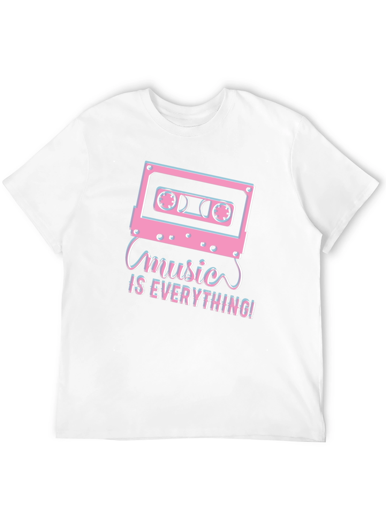 Music is Everything Retro Cassette T-Shirt