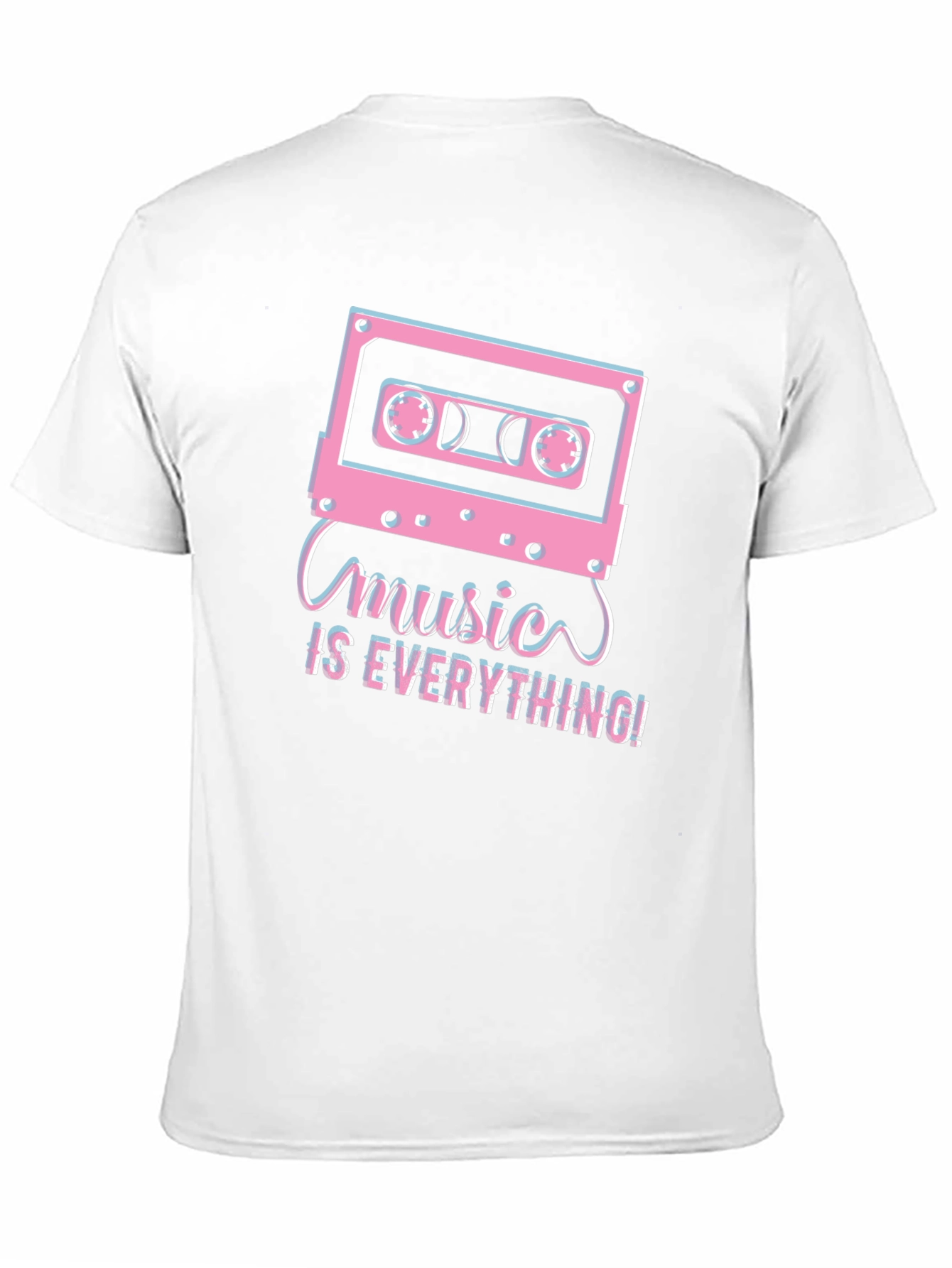 Music is Everything Retro Cassette T-Shirt