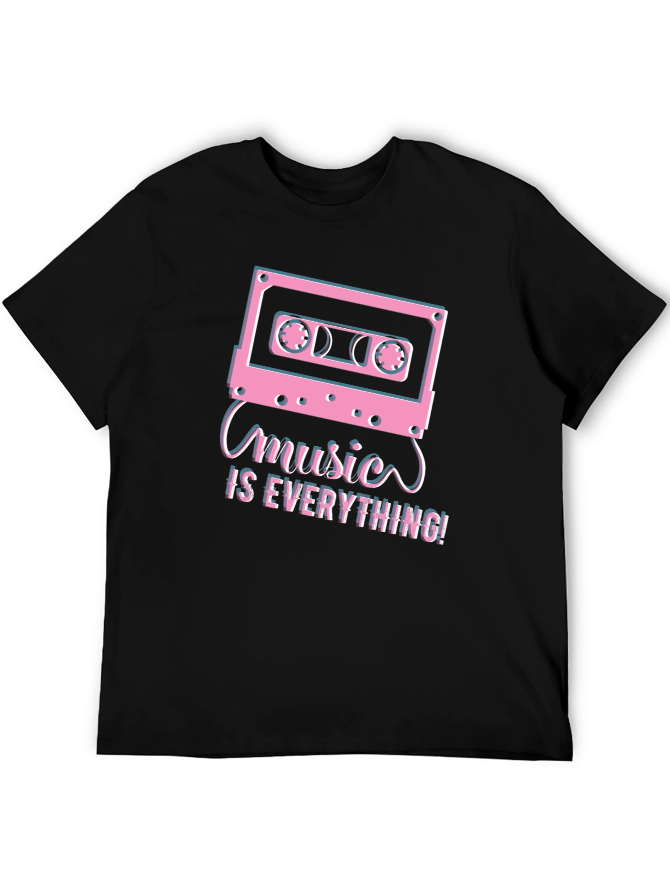 Music is Everything Retro Cassette T-Shirt
