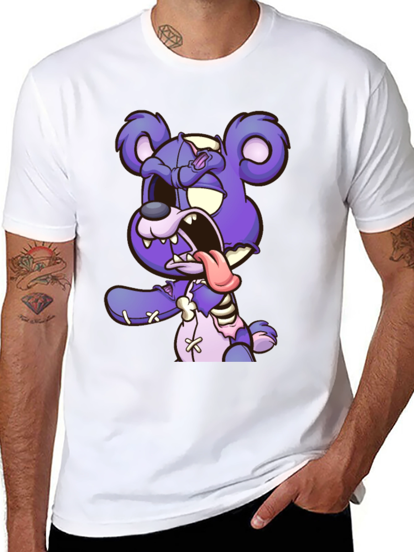 Zombie Bear Graphic Tee