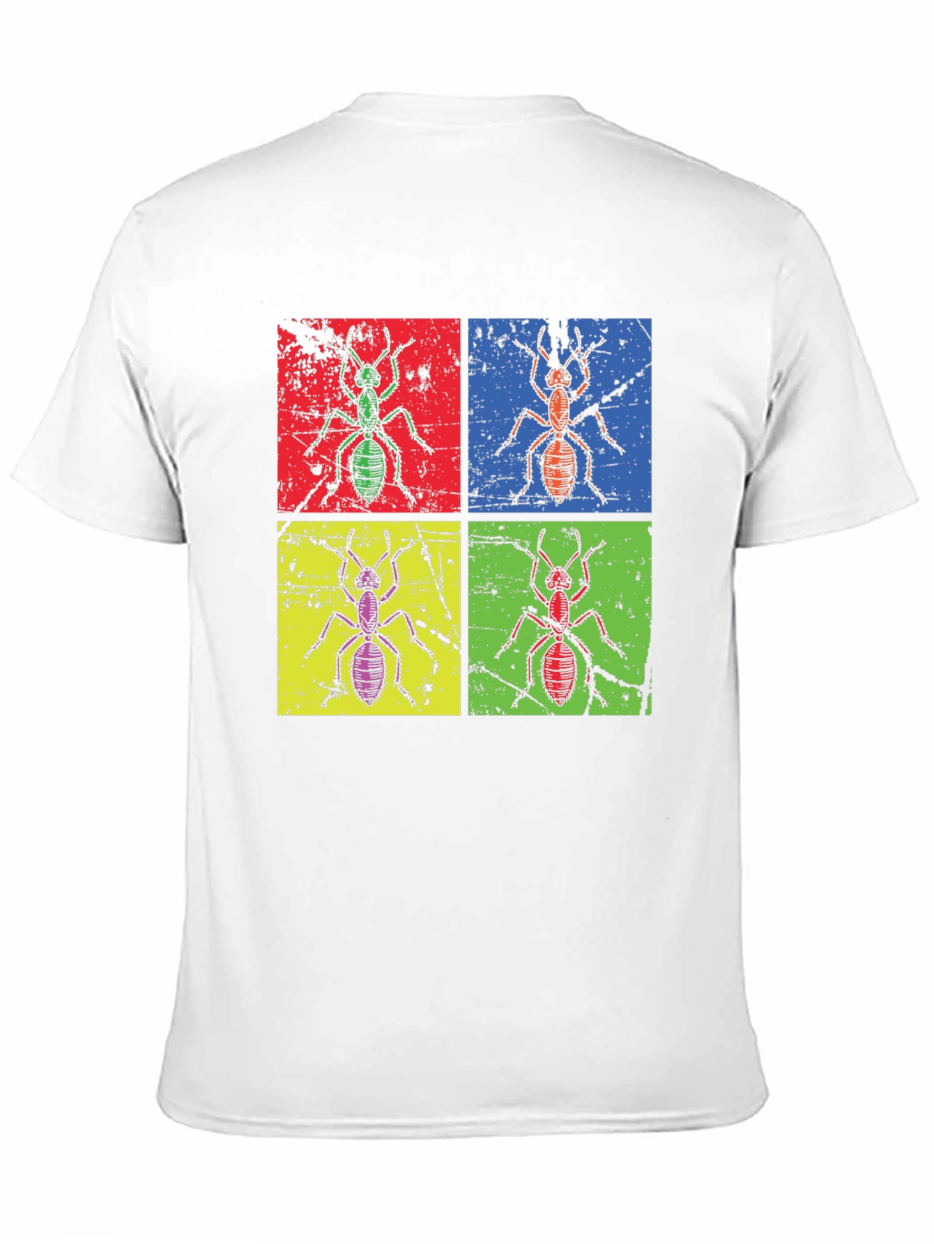 Ant Pop Art Graphic Tee - Quirky Insect T-Shirt