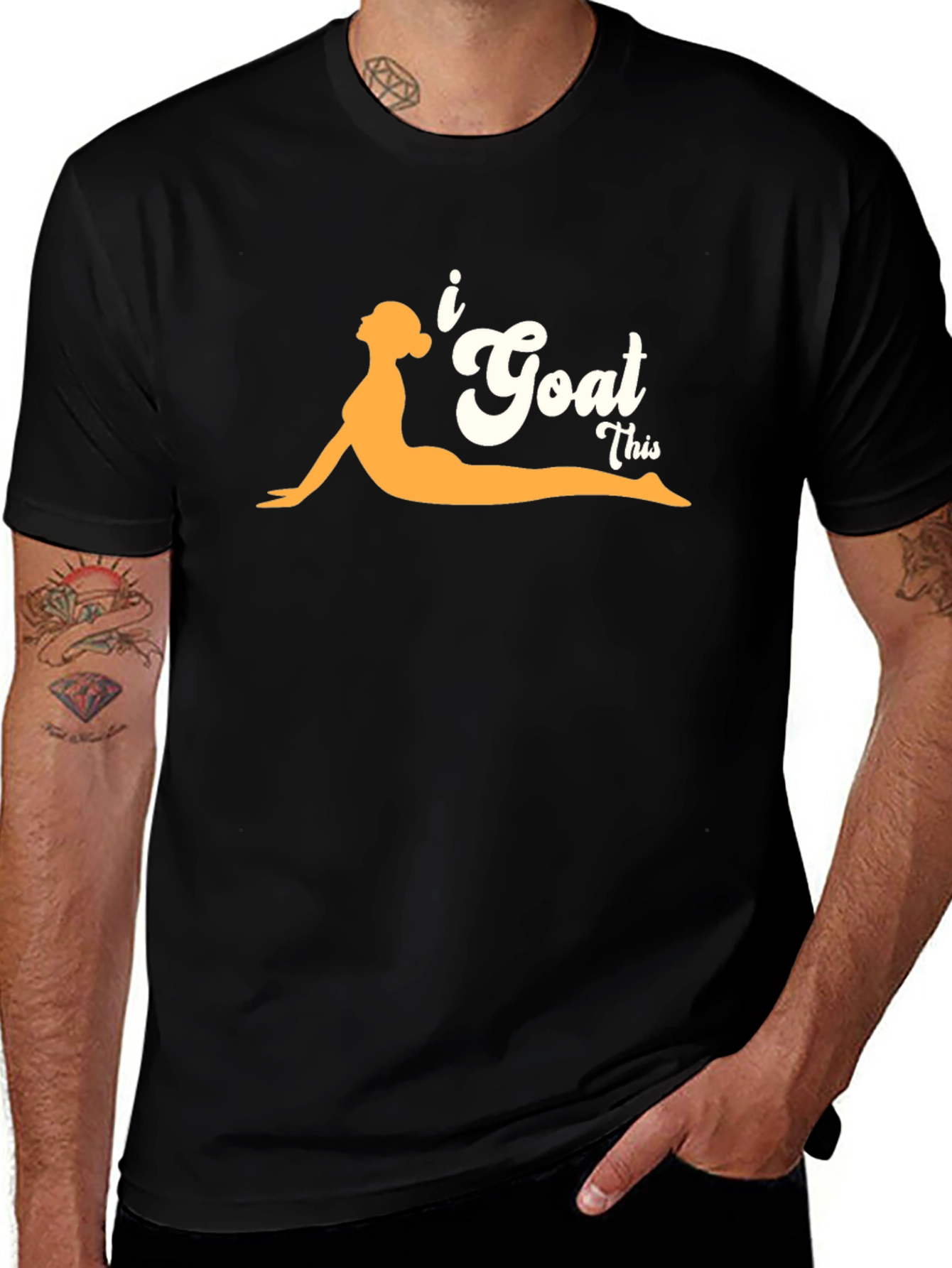 I Goat This Yoga Black T-Shirt