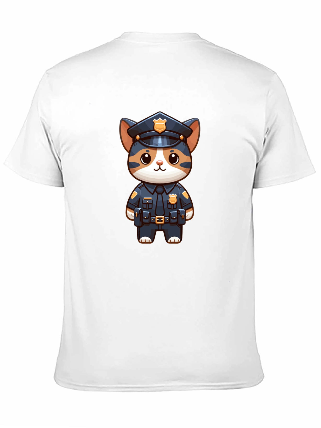 Cat Cop Graphic T-Shirt