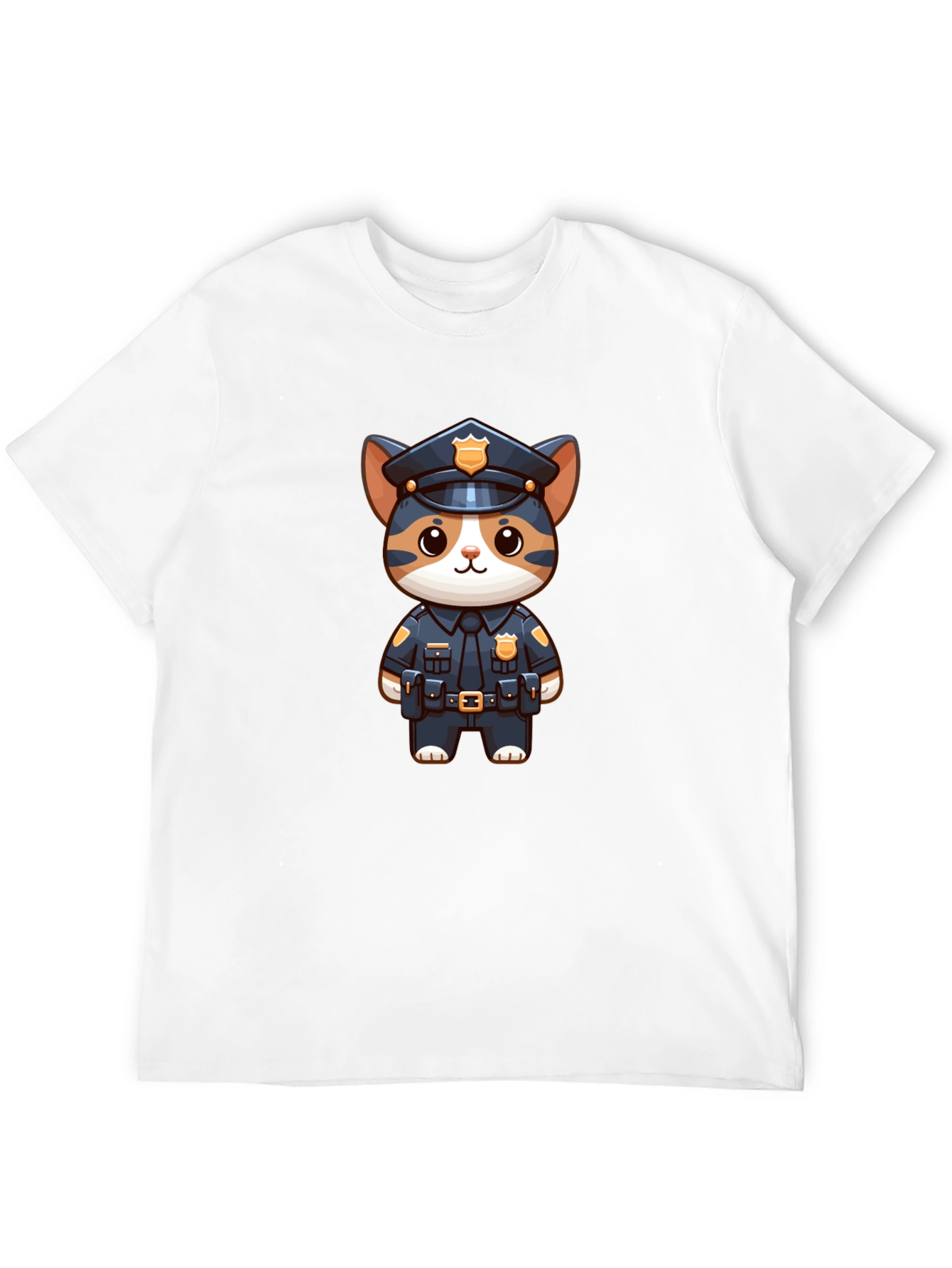 Cat Cop Graphic T-Shirt