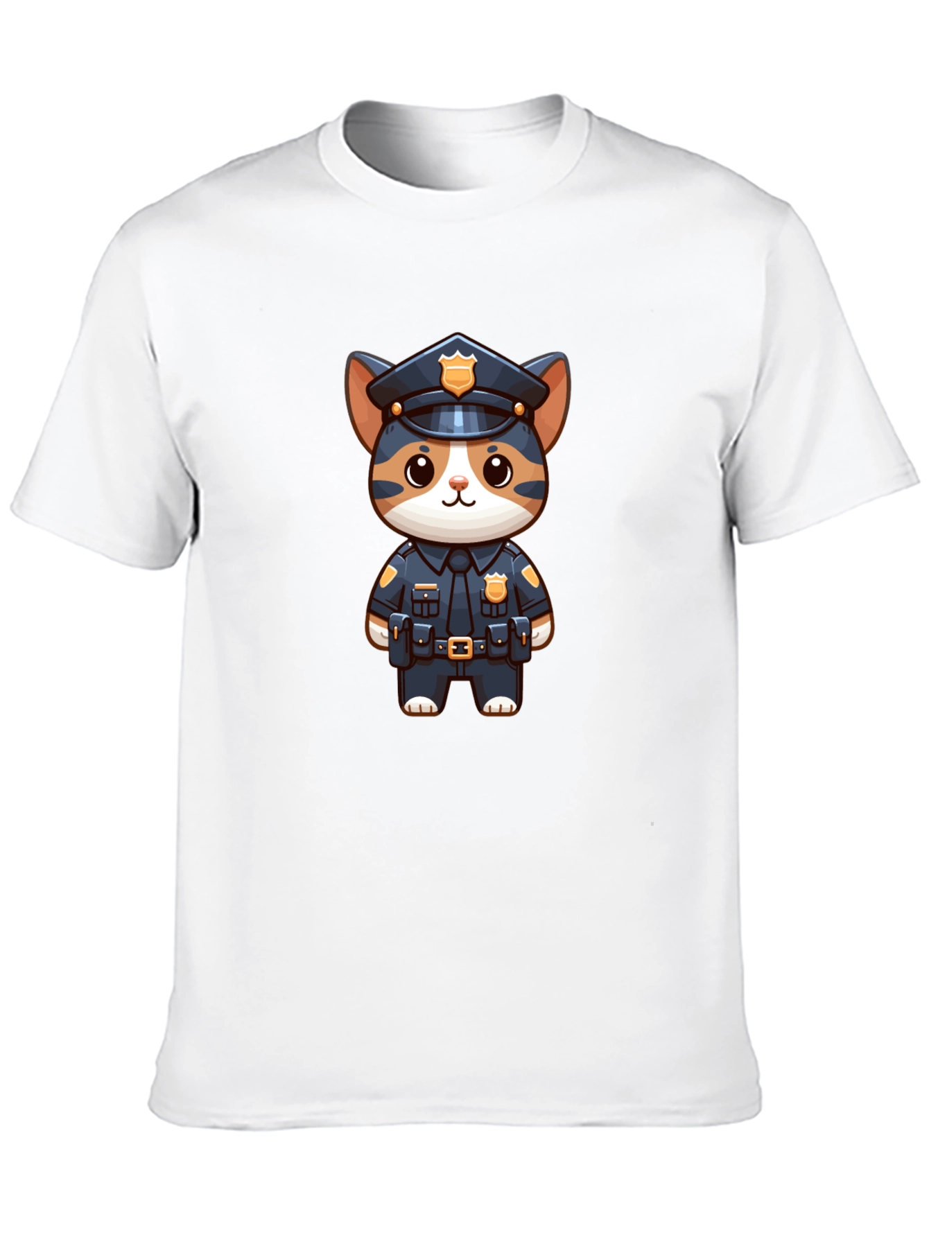 Cat Cop Graphic T-Shirt