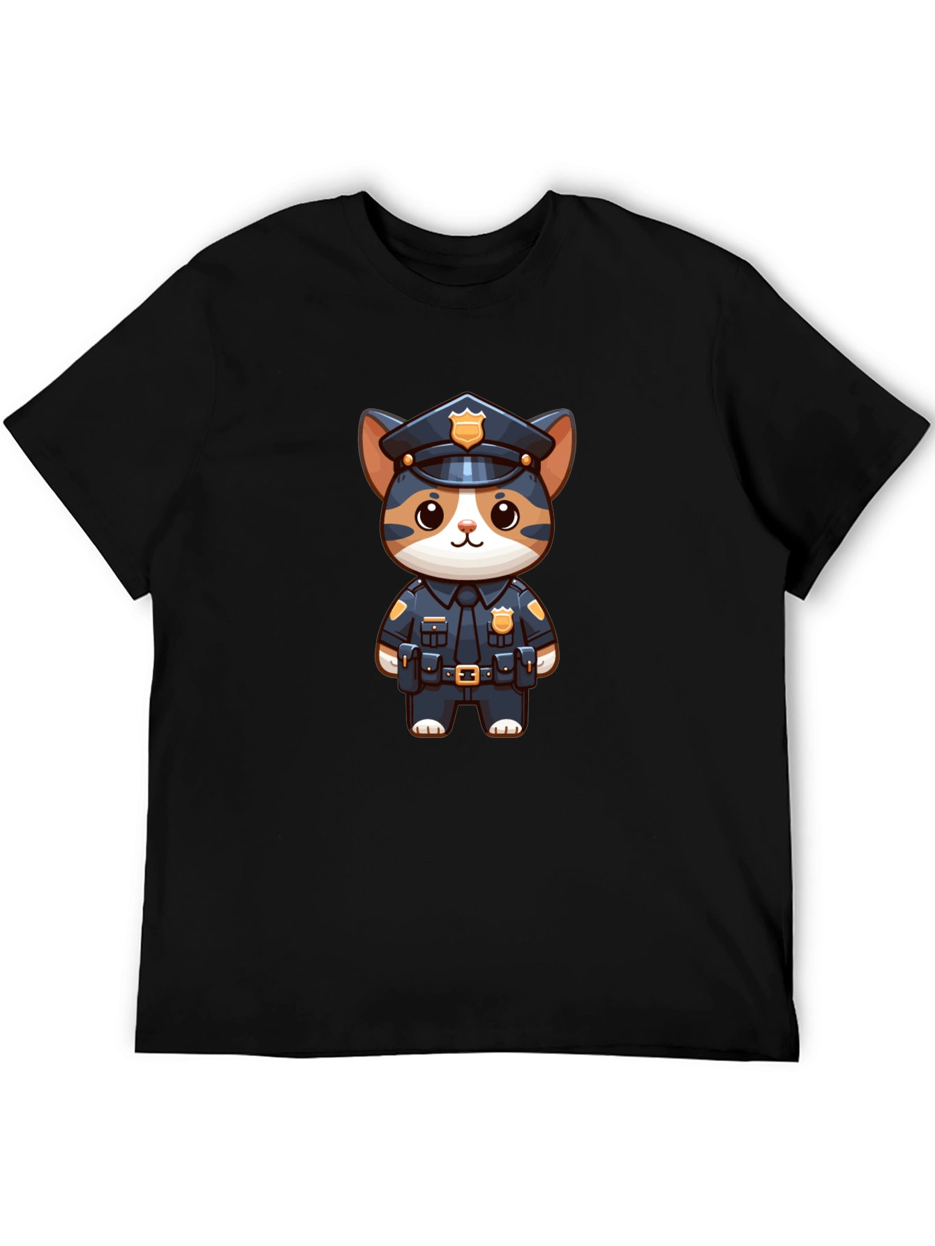 Cat Cop Graphic T-Shirt