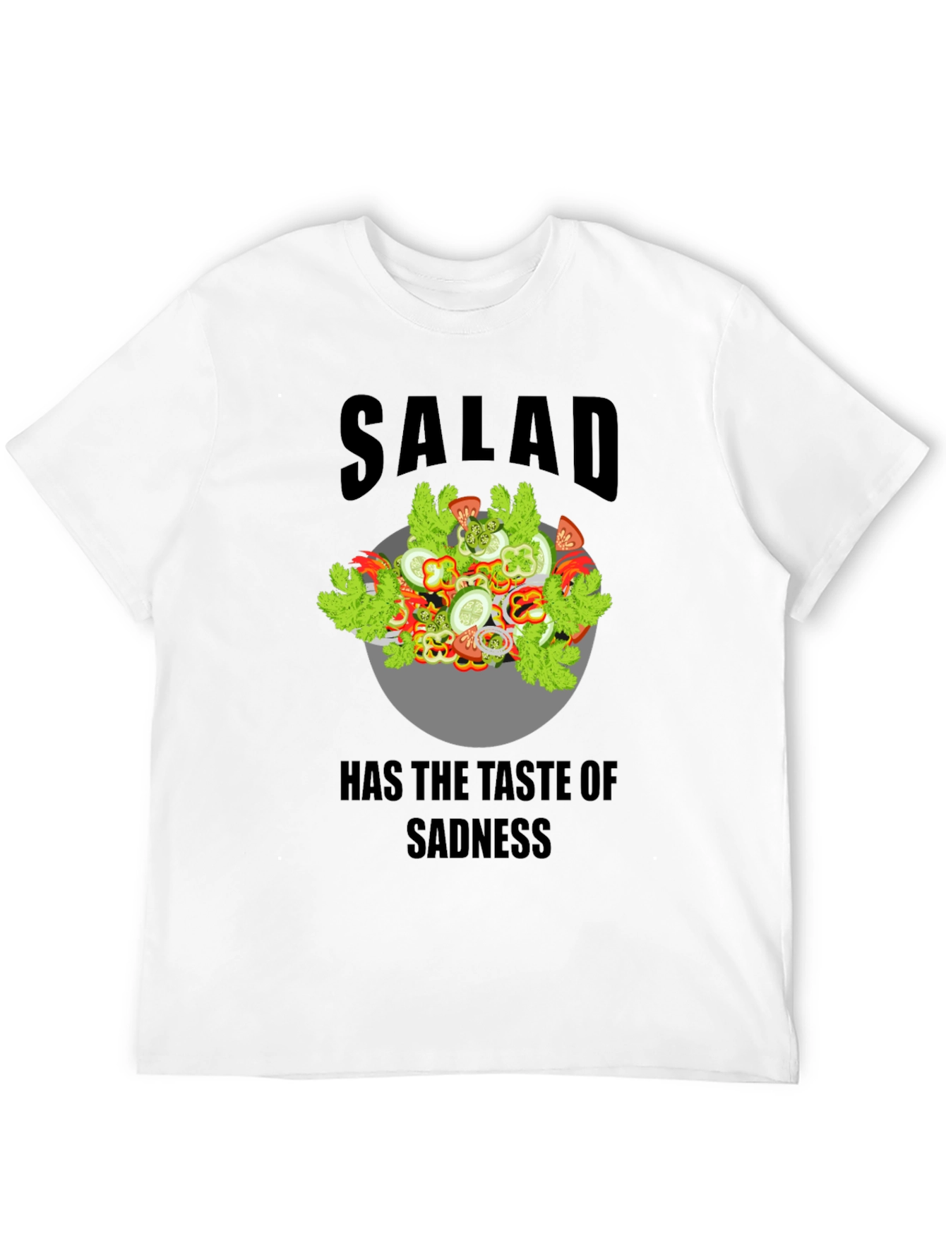 Sad Salad Graphic T-Shirt - Unisex Cotton Tee