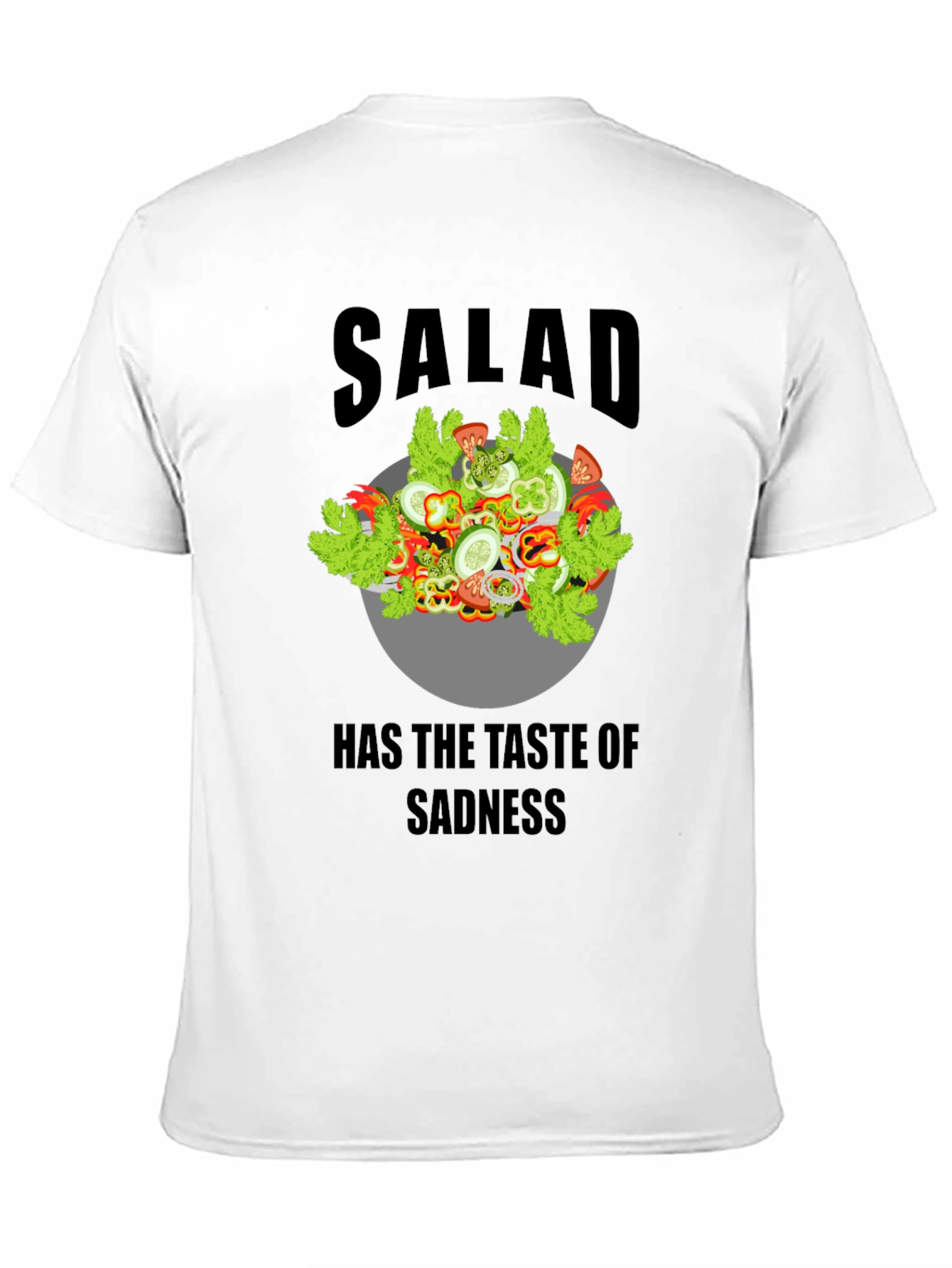 Sad Salad Graphic T-Shirt - Unisex Cotton Tee