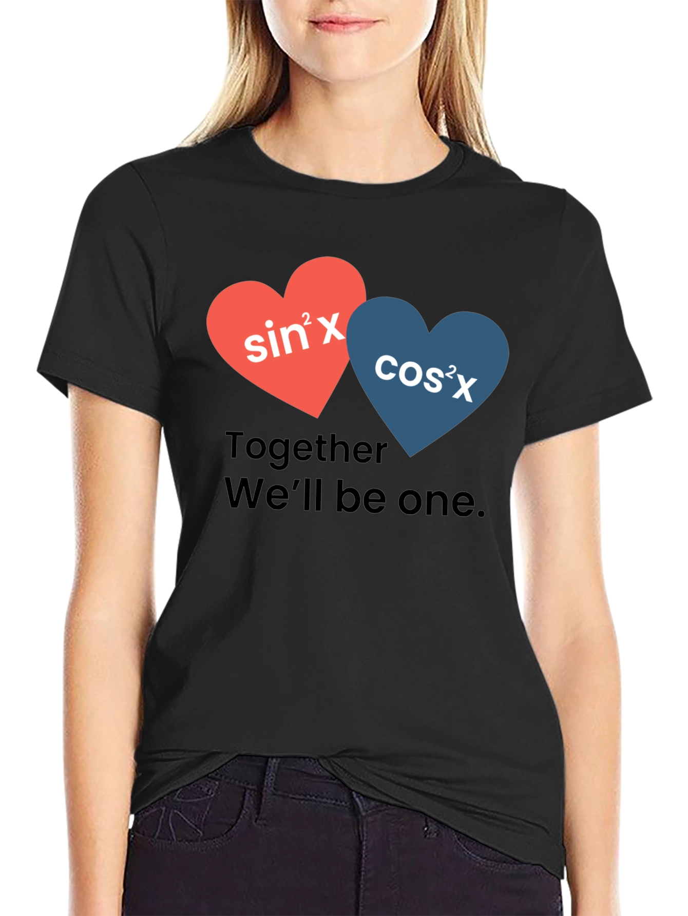 Math Love: Sine & Cosine Heart T-Shirt