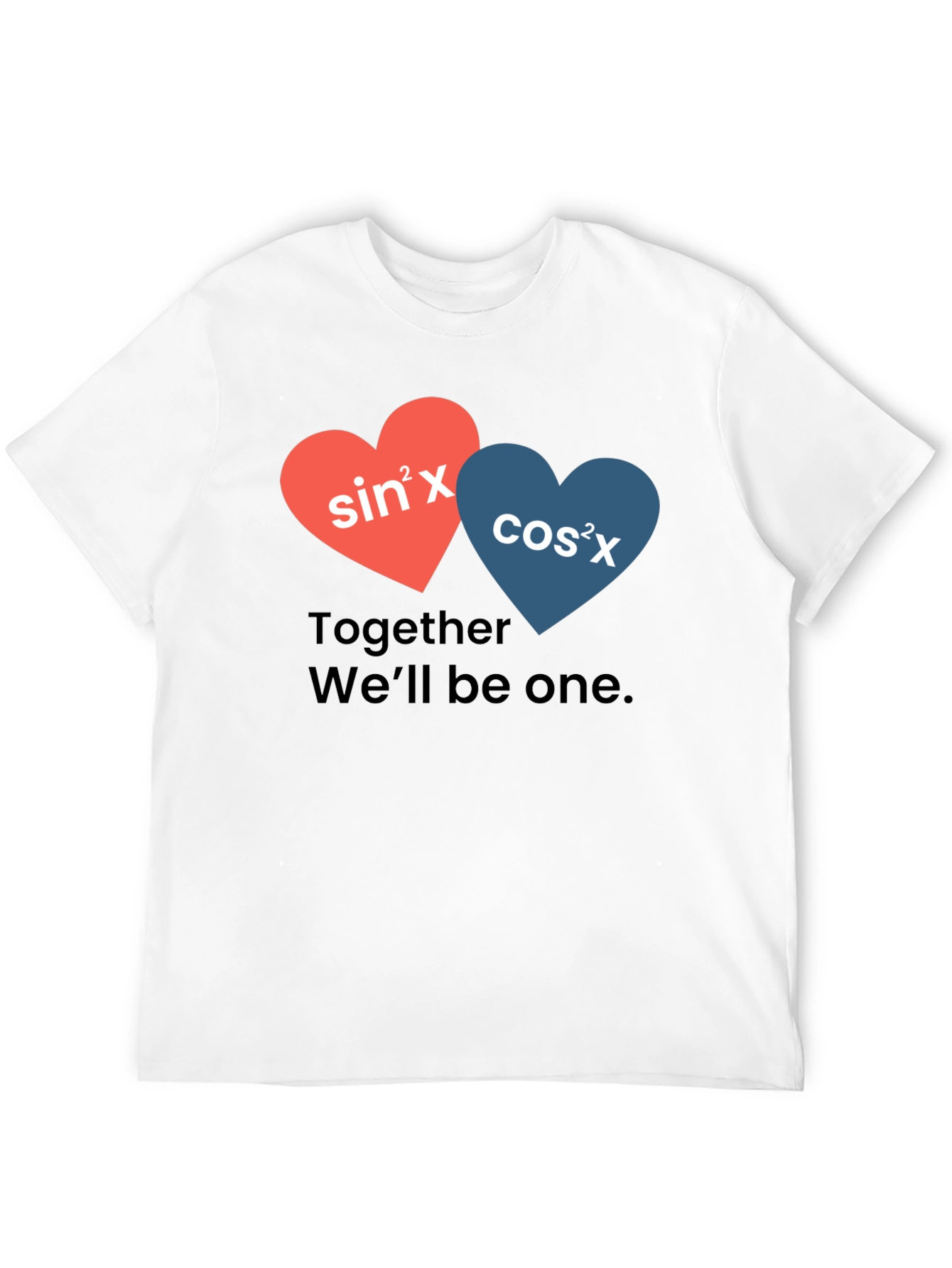 Math Love: Sine & Cosine Heart T-Shirt
