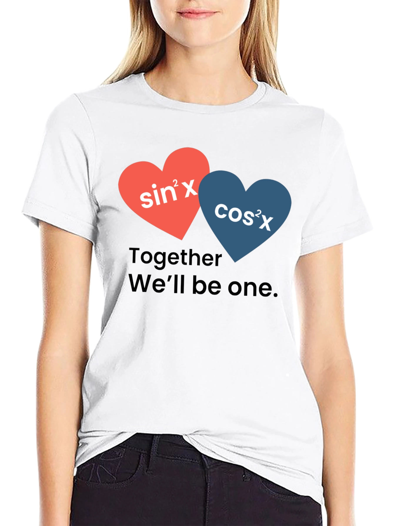 Math Love: Sine & Cosine Heart T-Shirt