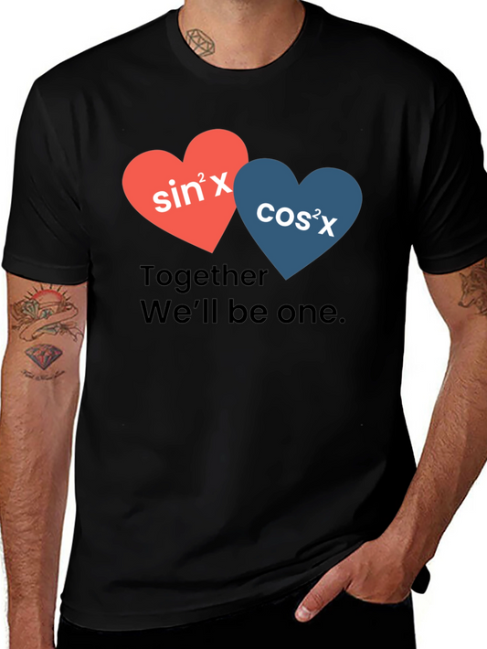 Math Love: Sine & Cosine Heart T-Shirt