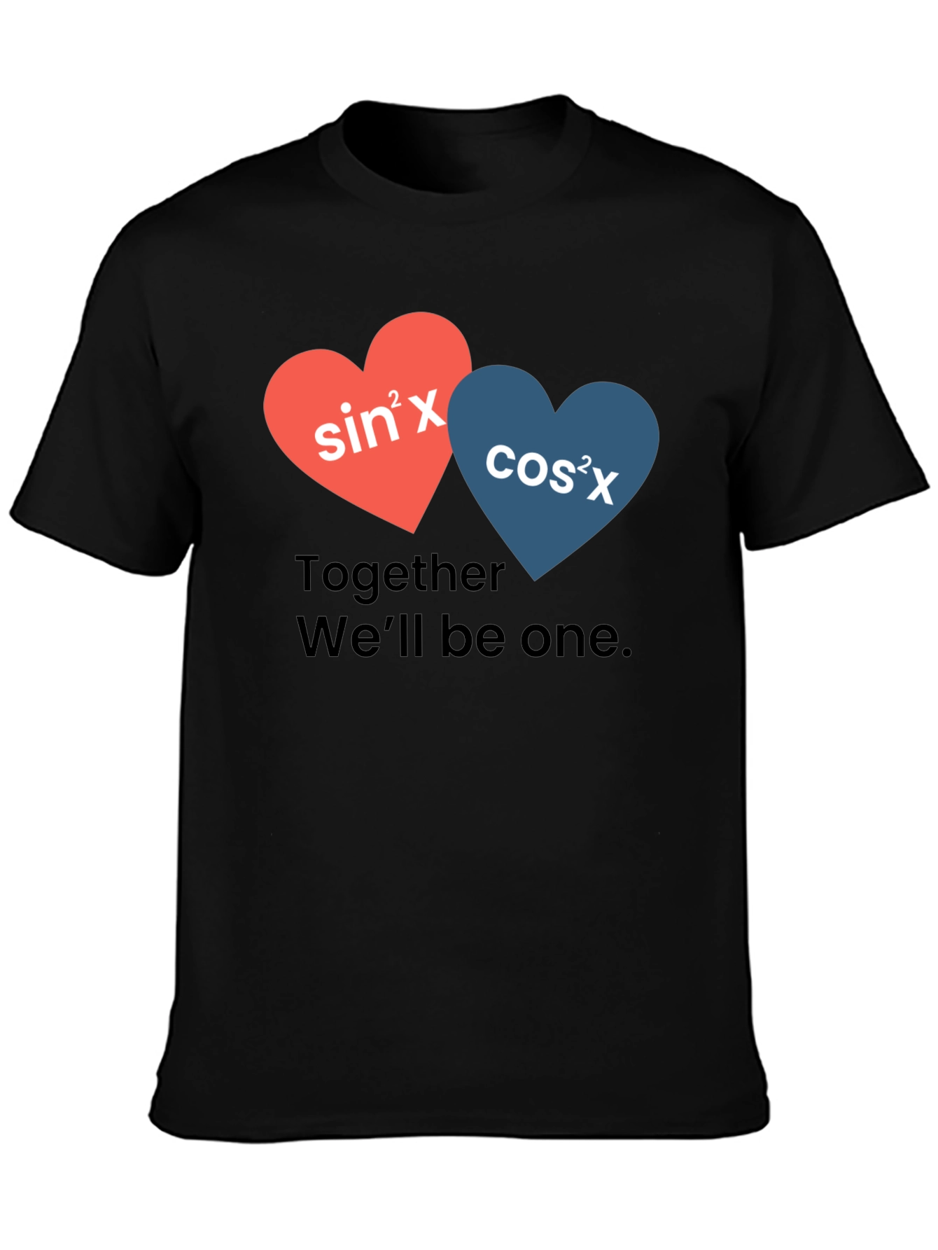 Math Love: Sine & Cosine Heart T-Shirt