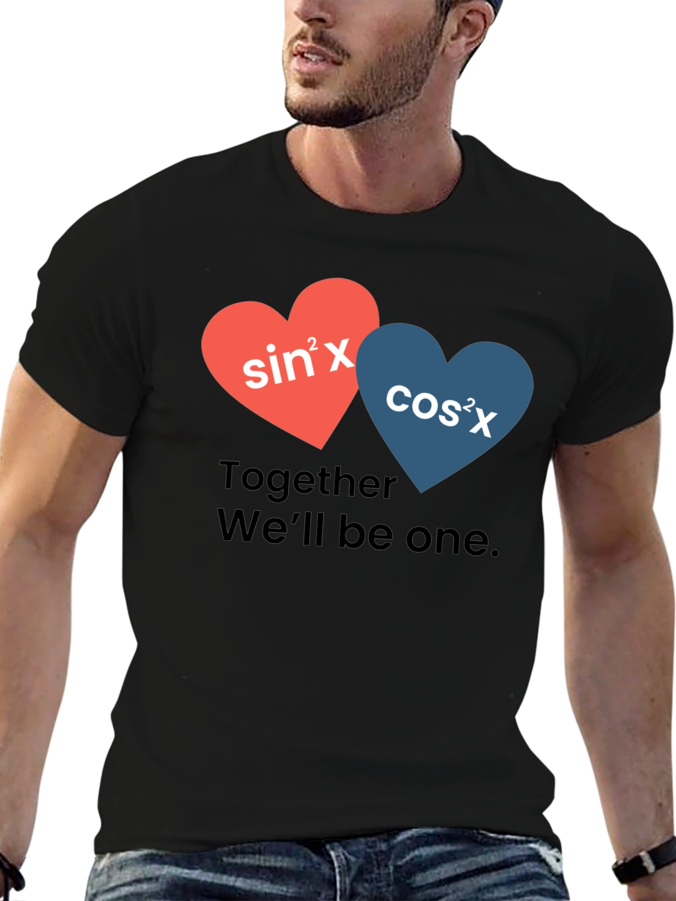 Math Love: Sine & Cosine Heart T-Shirt