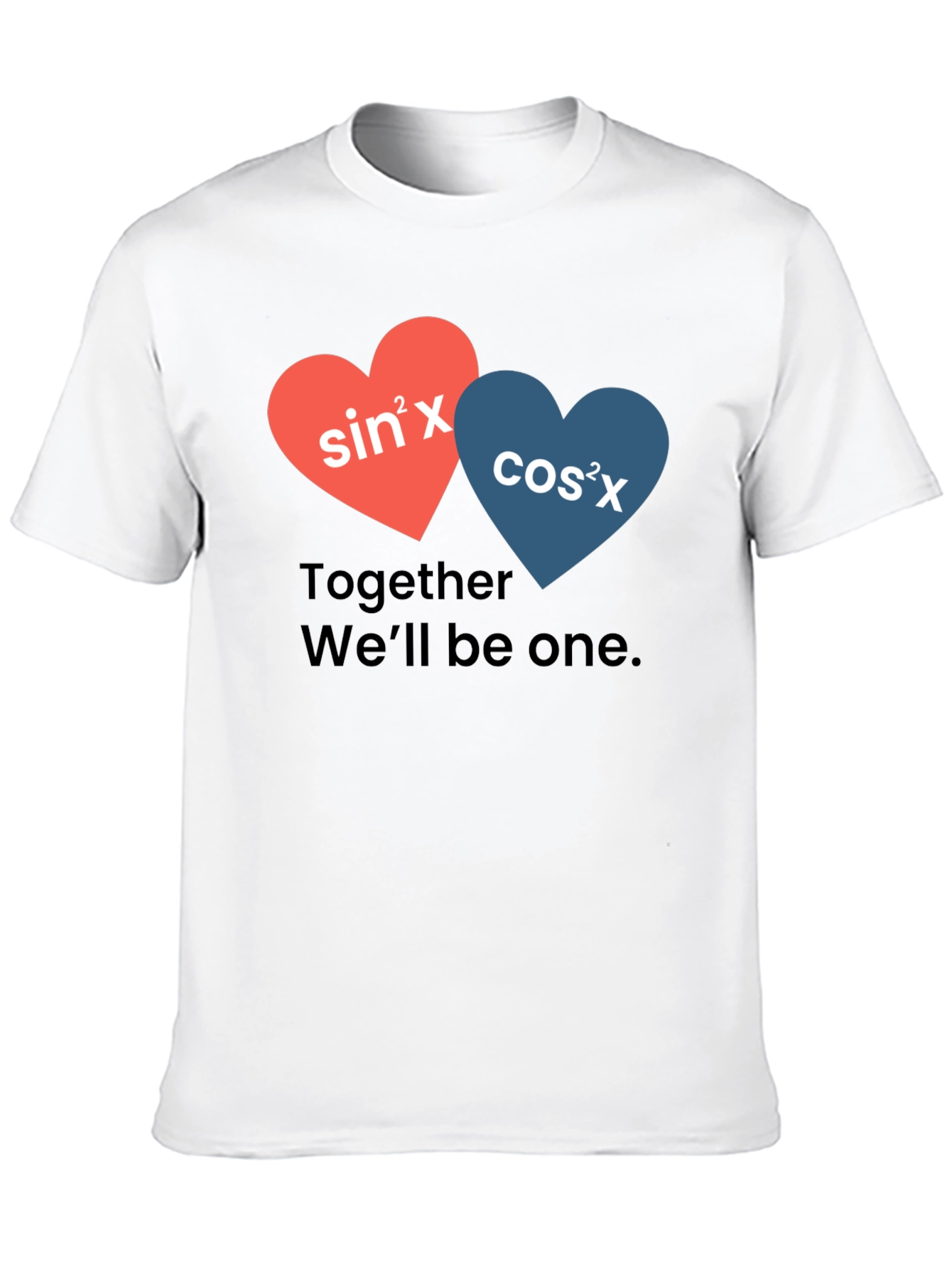 Math Love: Sine & Cosine Heart T-Shirt