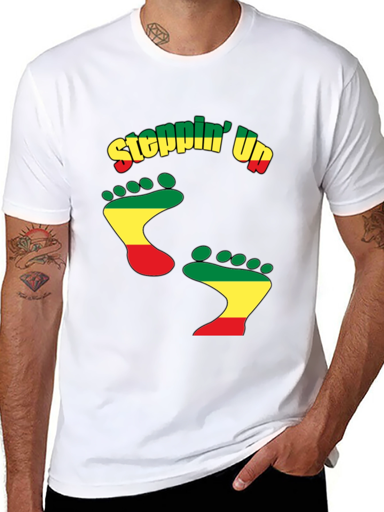 Steppin Up Rasta T-Shirt
