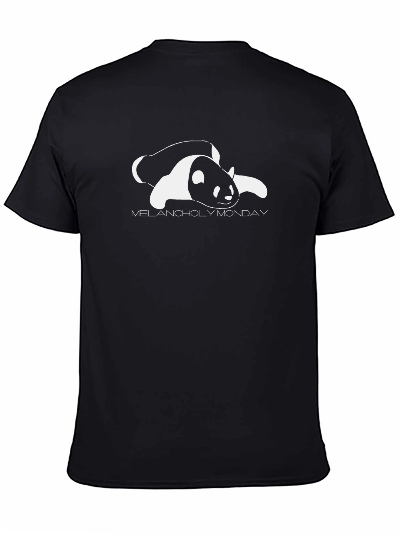 Melancholy Monday Panda Graphic T-Shirt
