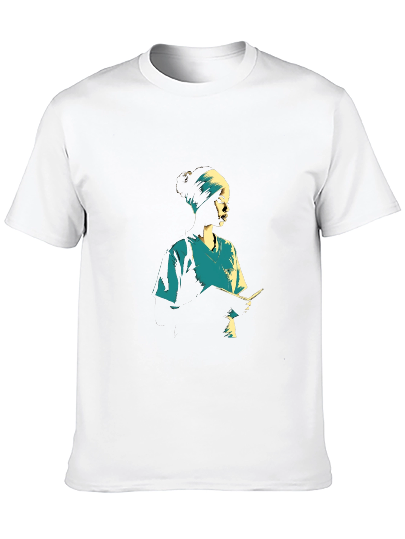 Nurse Graphic Tee - Black Cotton Casual T-Shirt