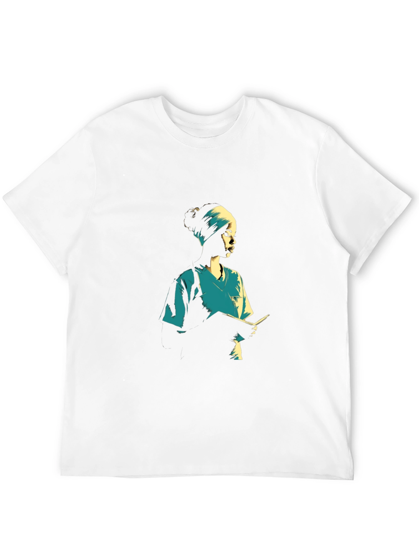 Nurse Graphic Tee - Black Cotton Casual T-Shirt