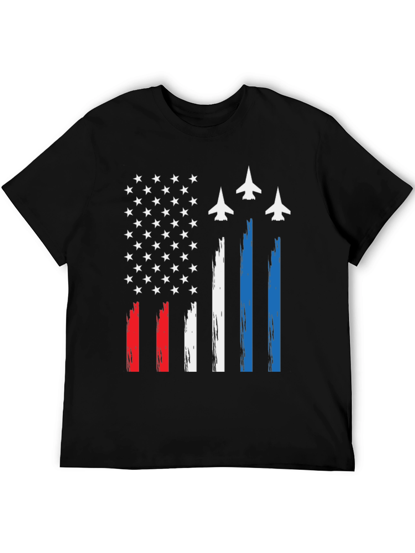 Patriotic American Flag Jet T-Shirt