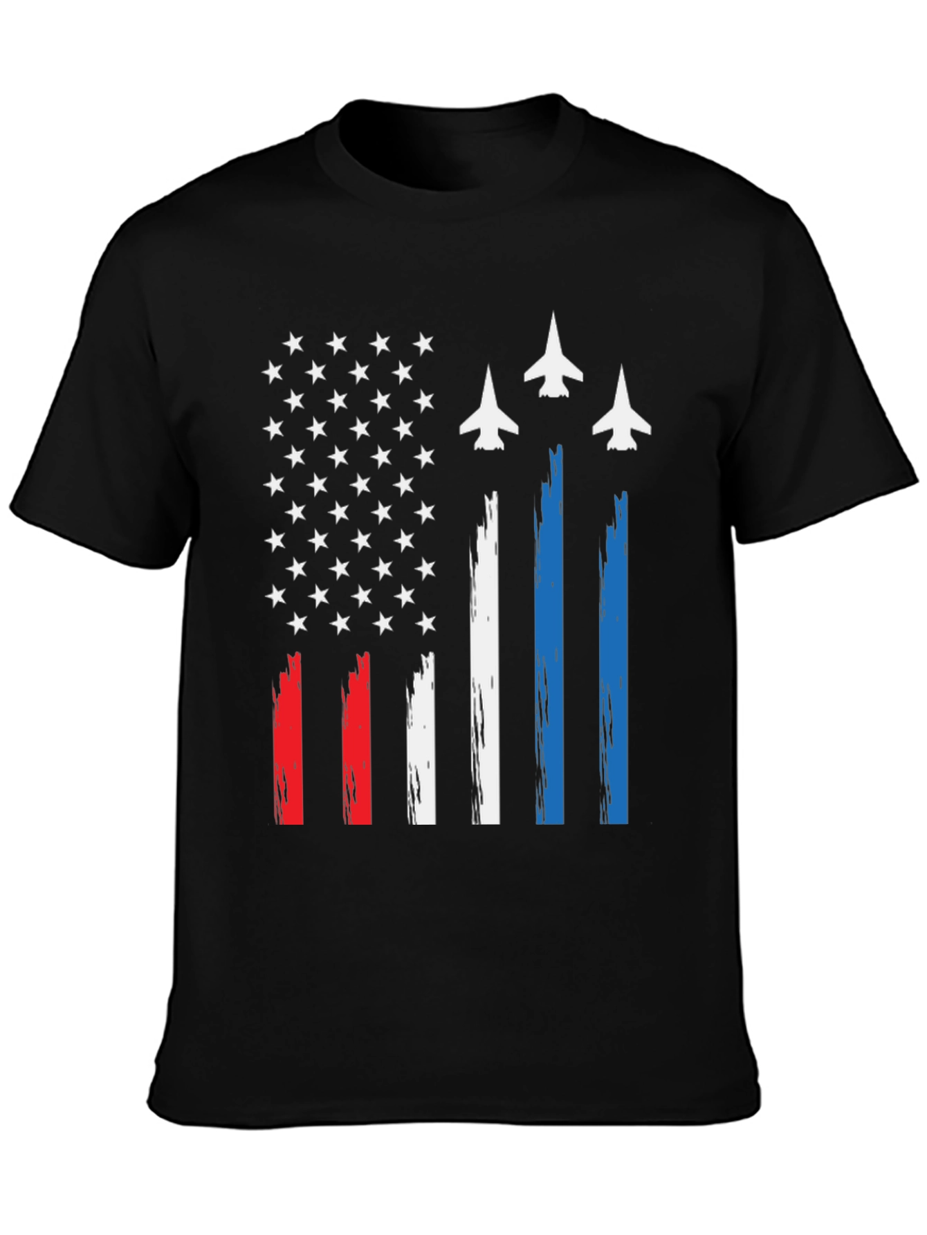 Patriotic American Flag Jet T-Shirt