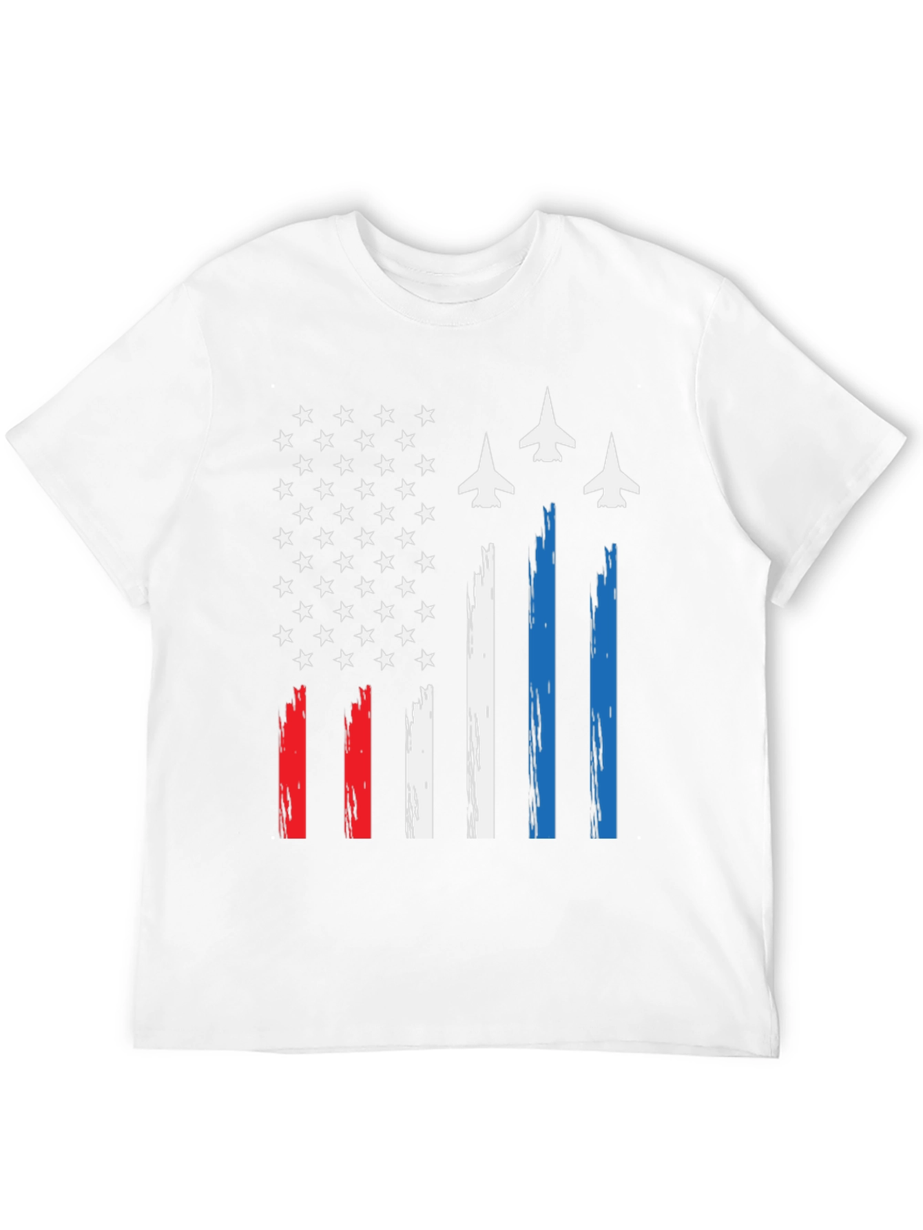 Patriotic American Flag Jet T-Shirt