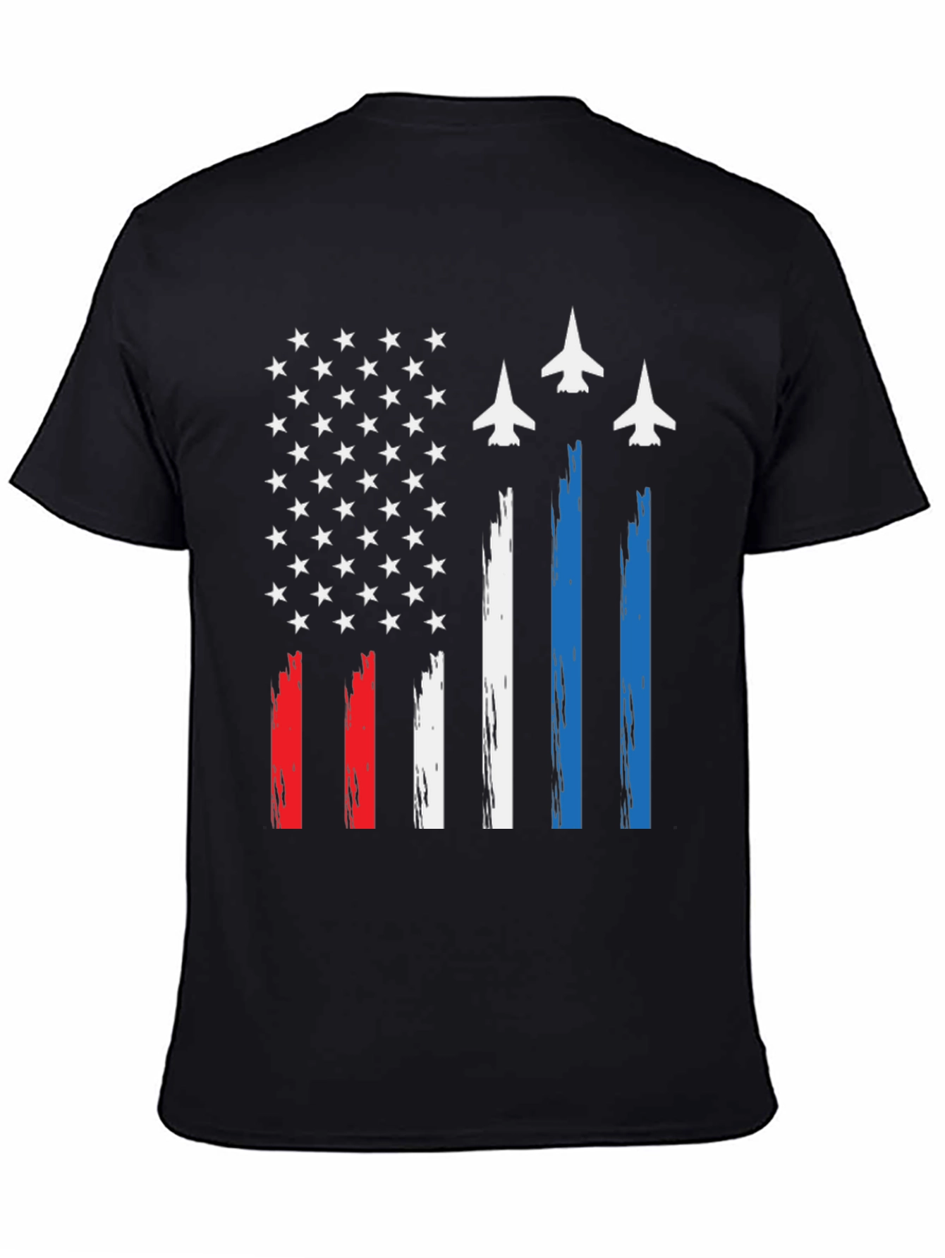 Patriotic American Flag Jet T-Shirt